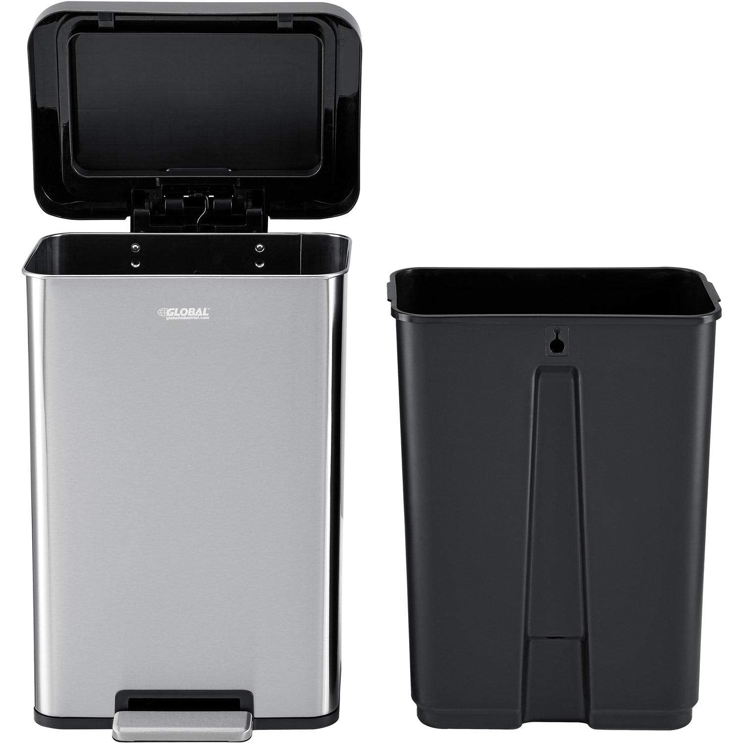 12 Gallon Stainless Steel Trash Can
