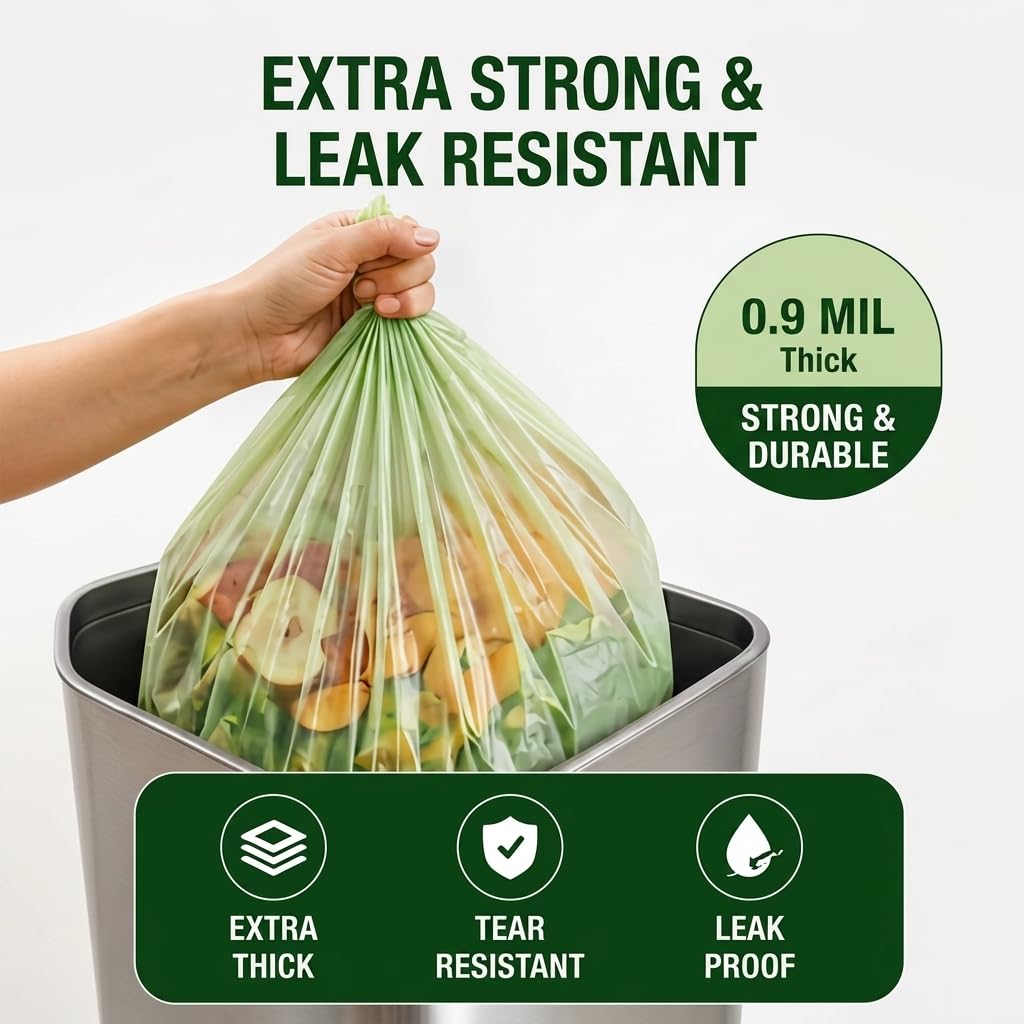 13 Gallon Compostable Trash Bags (50 Count)