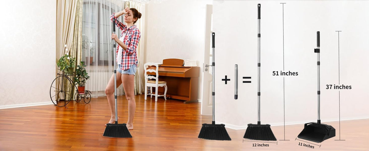 Broom and Dustpan Set for Home