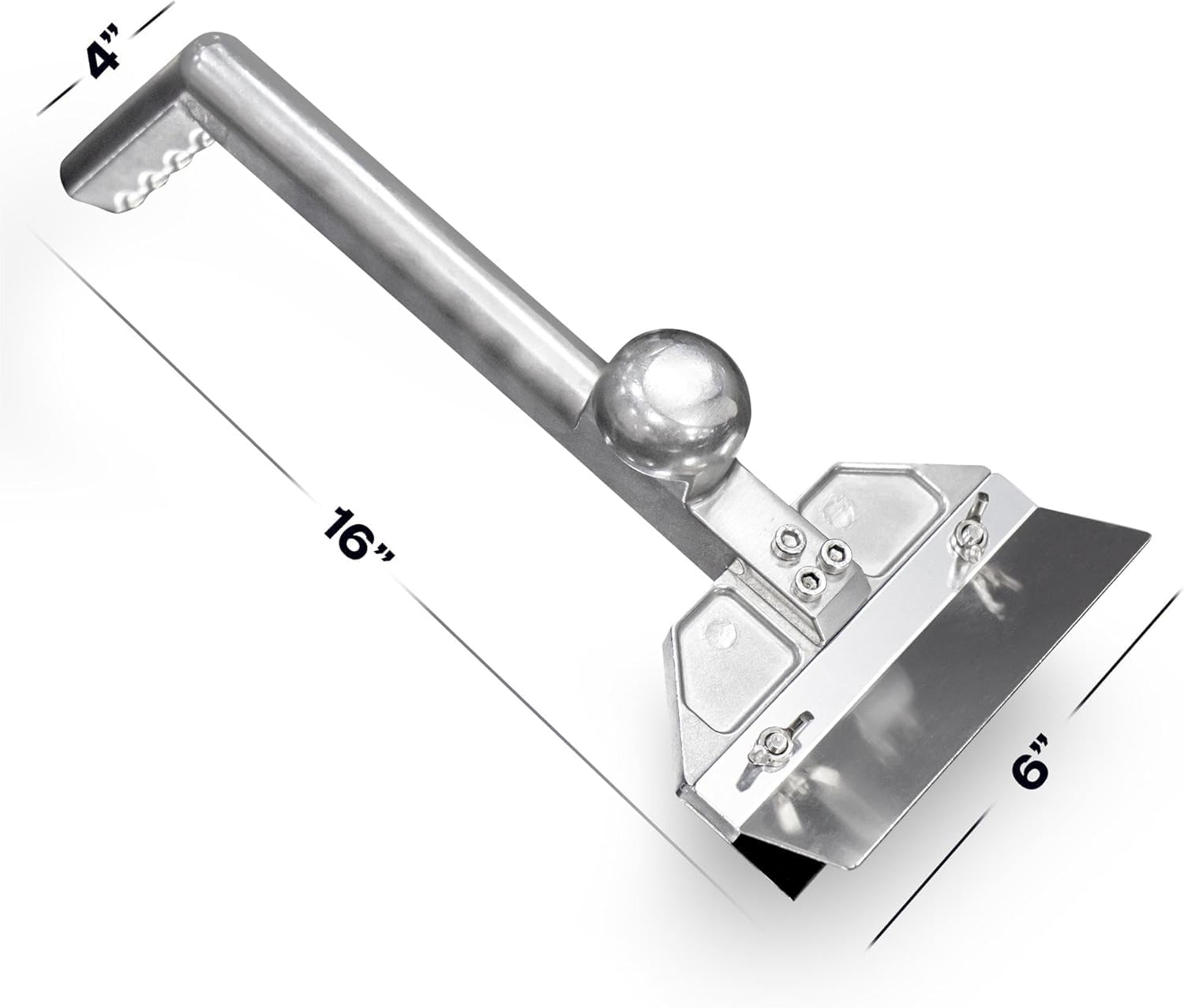 Professional Heavy Duty Grill Scraper for Flat Tops with Stainless Steel Scraper Blade