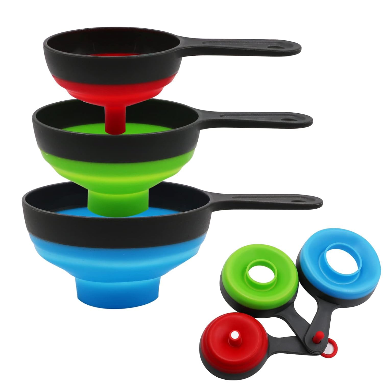 Canning Funnel for Wide and Regular Jars (3 Count)