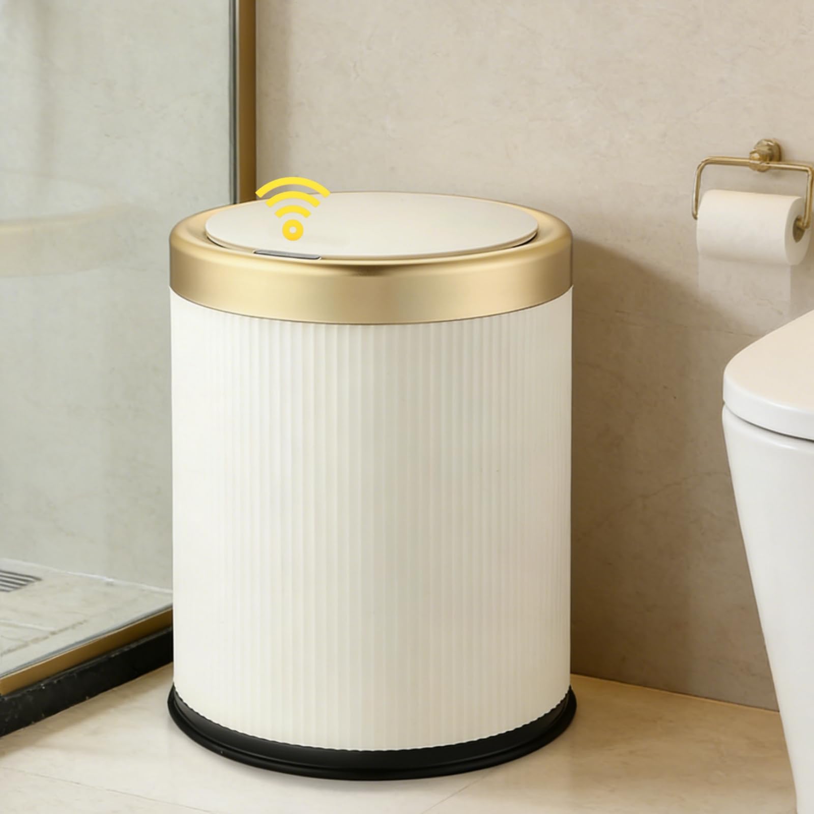 Bathroom Trash Can with Lid