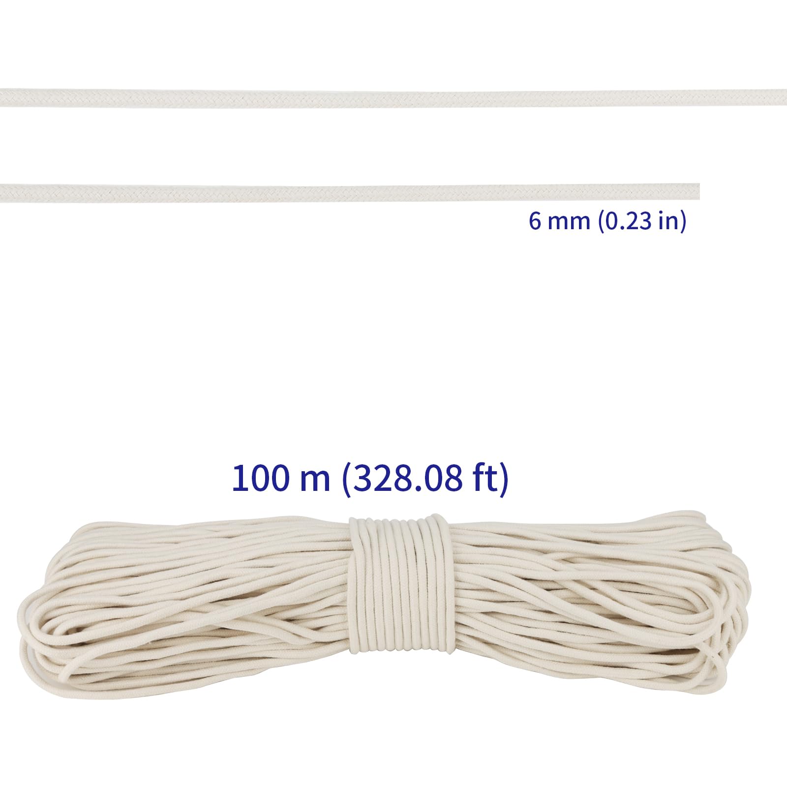 328 Feet Cotton Clothesline Rope