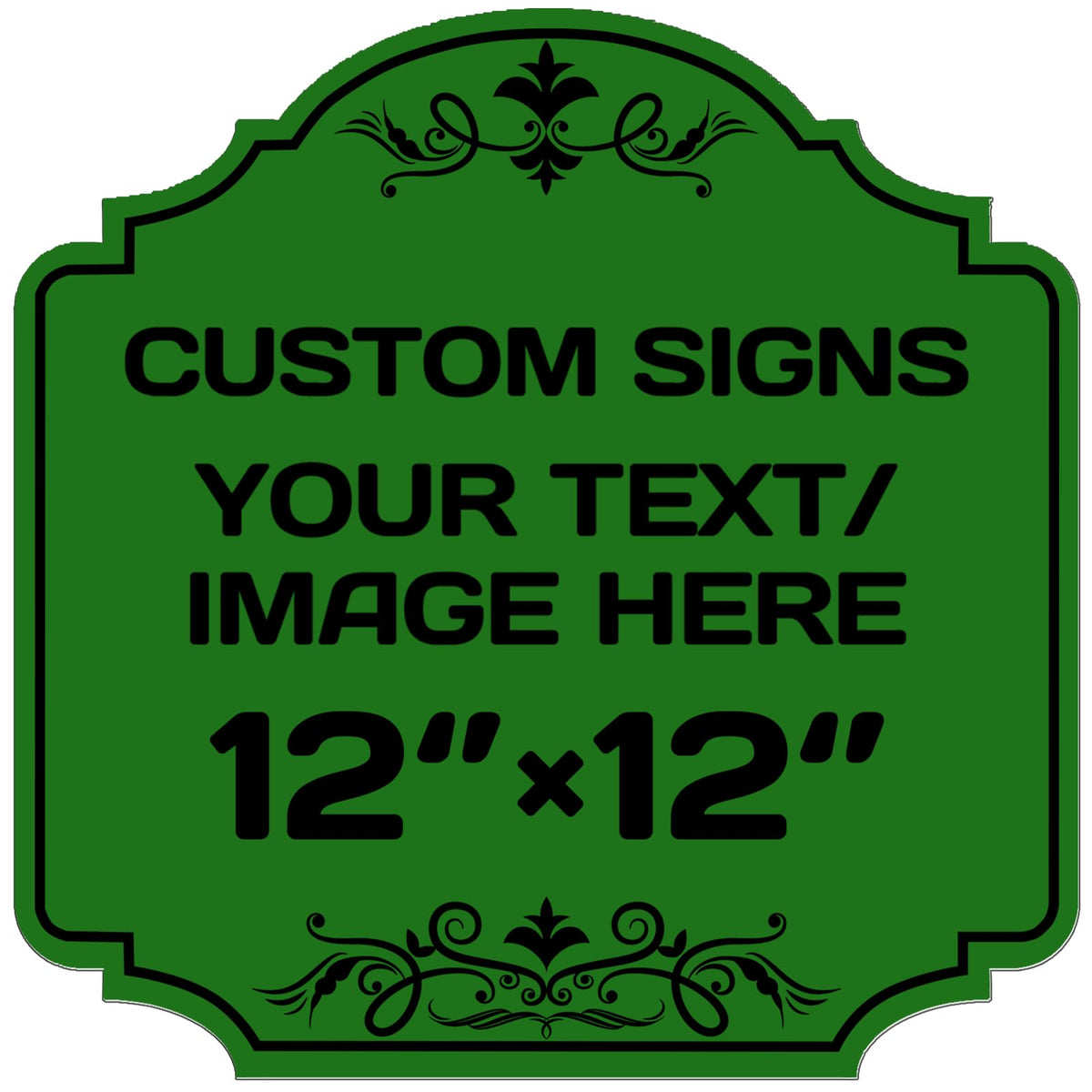 Personalized Aluminum Metal Signs