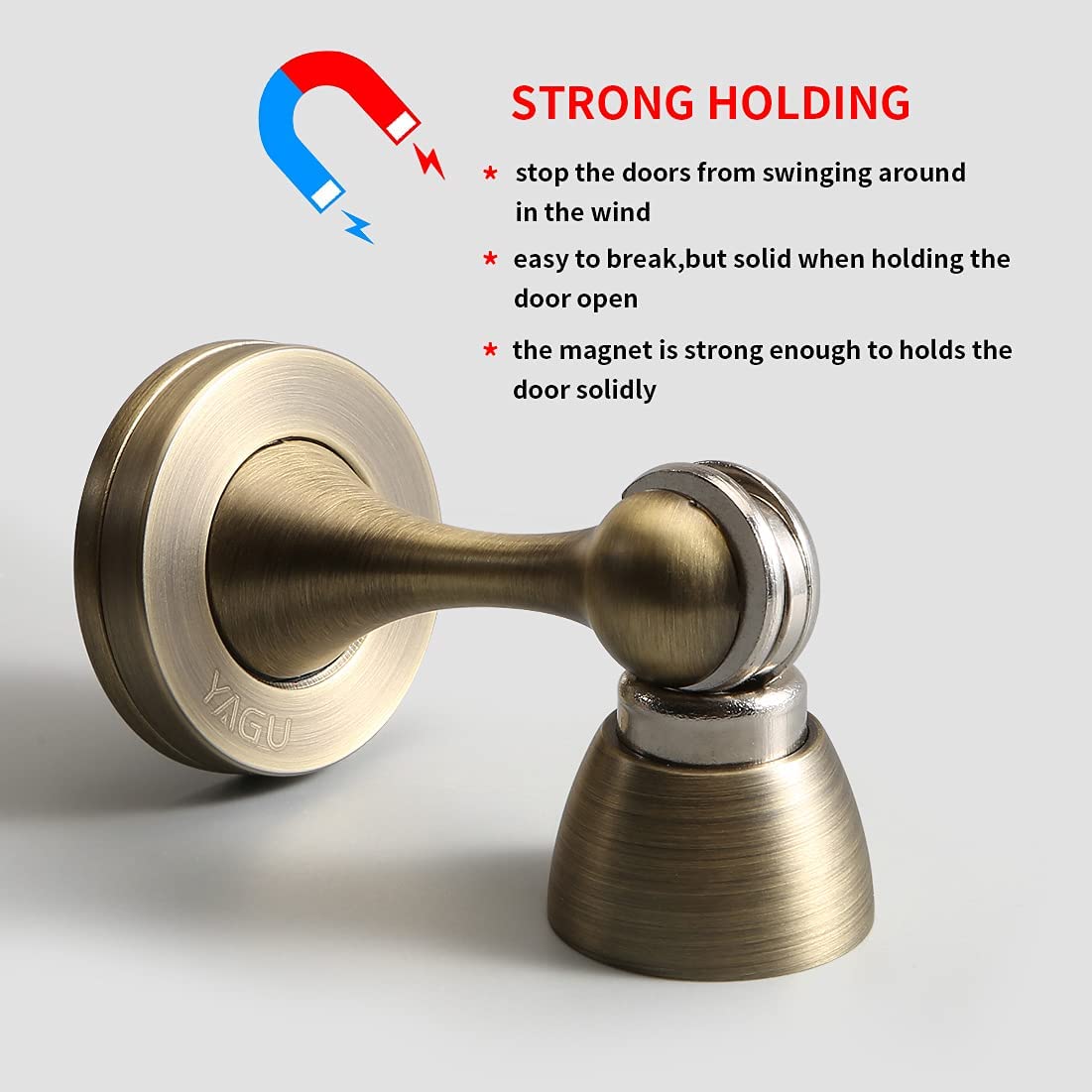Magnetic Door Stopper 2 Pack (2 Count)