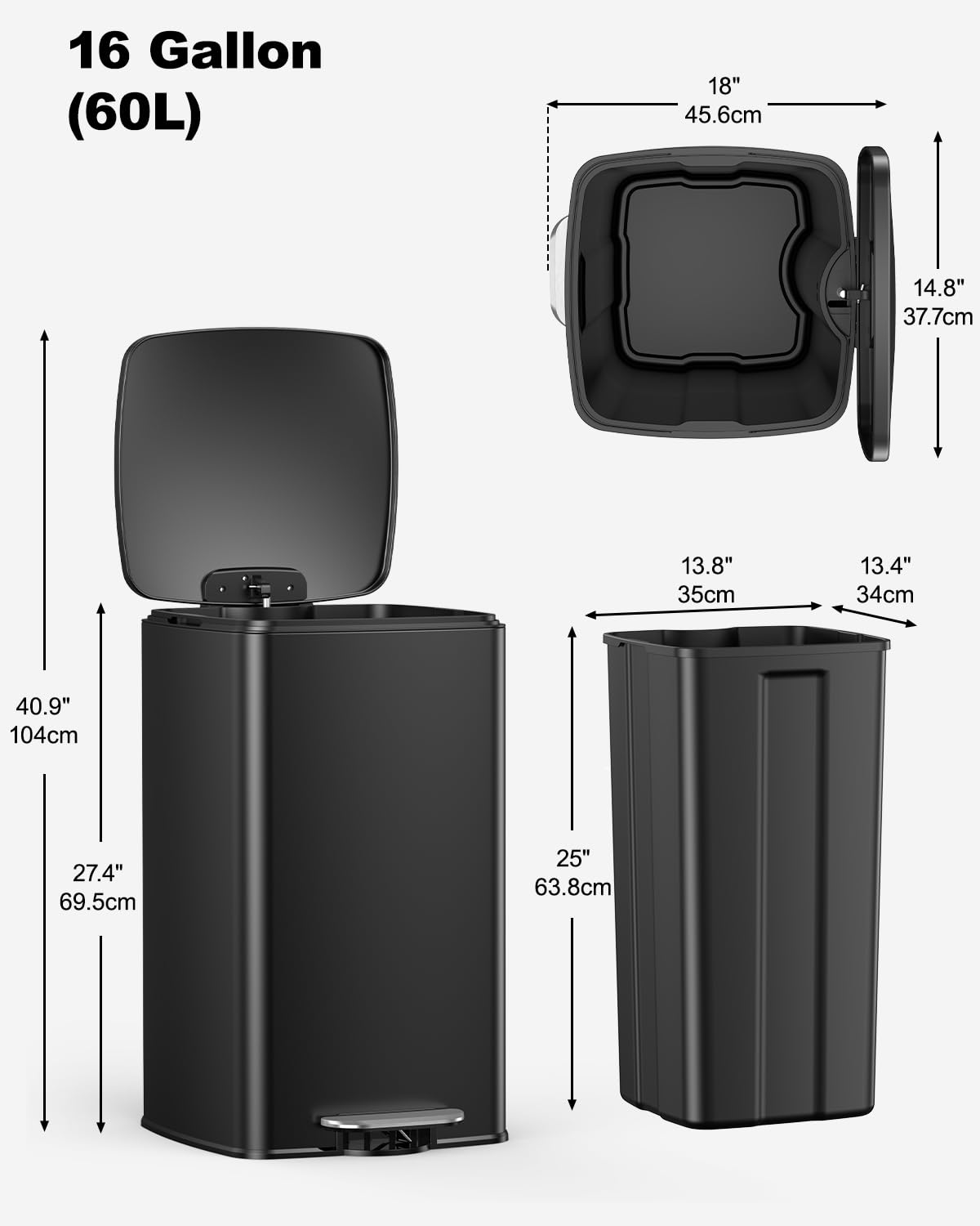 Kitchen Trash Can