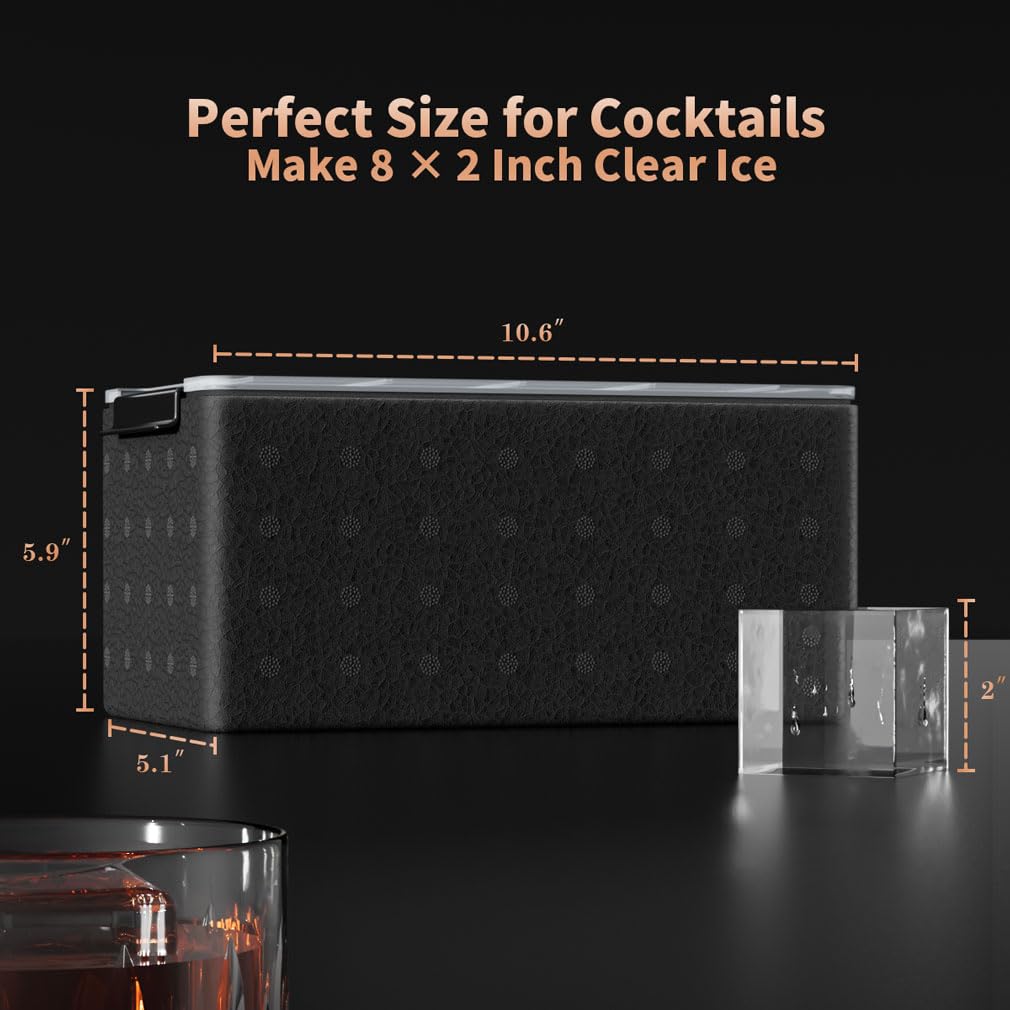 Clear Ice Cube Tray for Whiskey