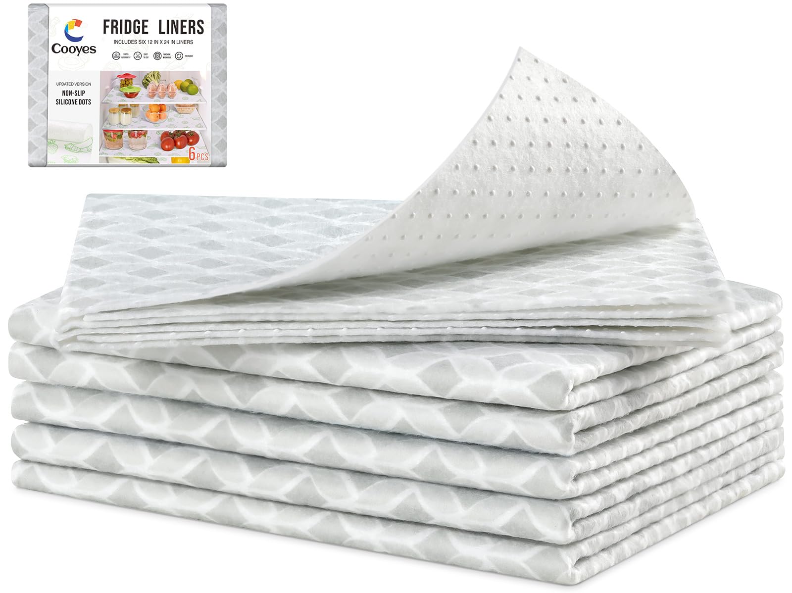 Refrigerator Liners 17.7" x 24" (18 Sq Ft)