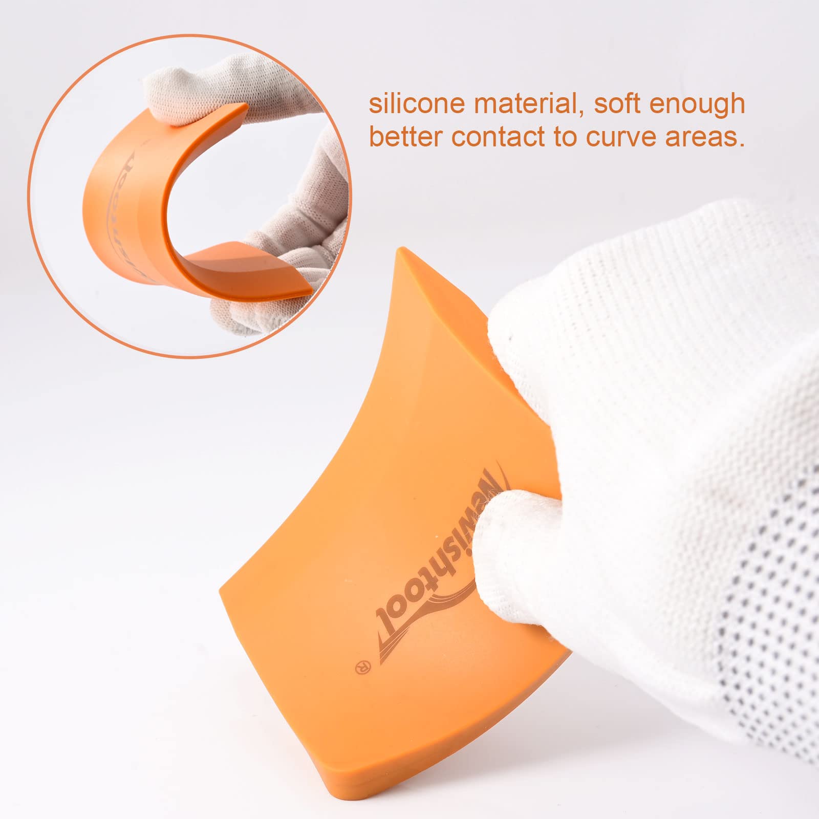 Soft Silicone Small Squeegee for Vinyl