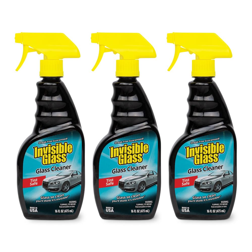 92163 3PK Premium Glass Cleaner Spray for Car Windshields and Windows (48 Fl Oz)