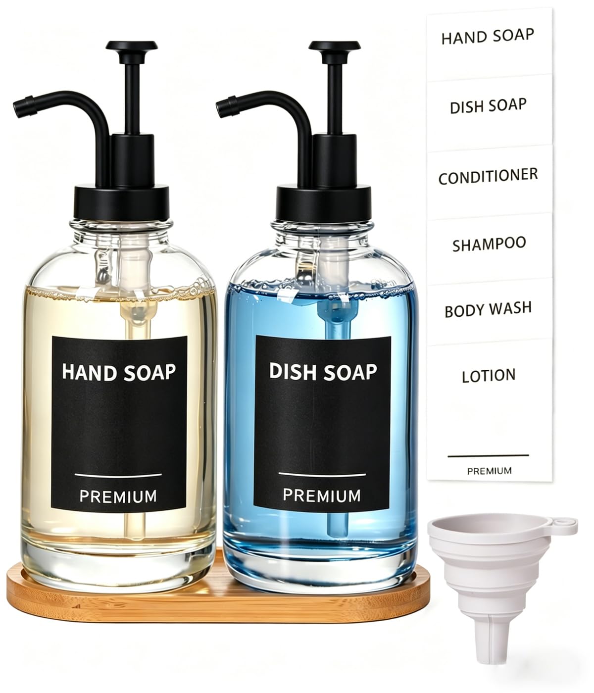 Dish Soap Dispenser for Kitchen (2 Count)