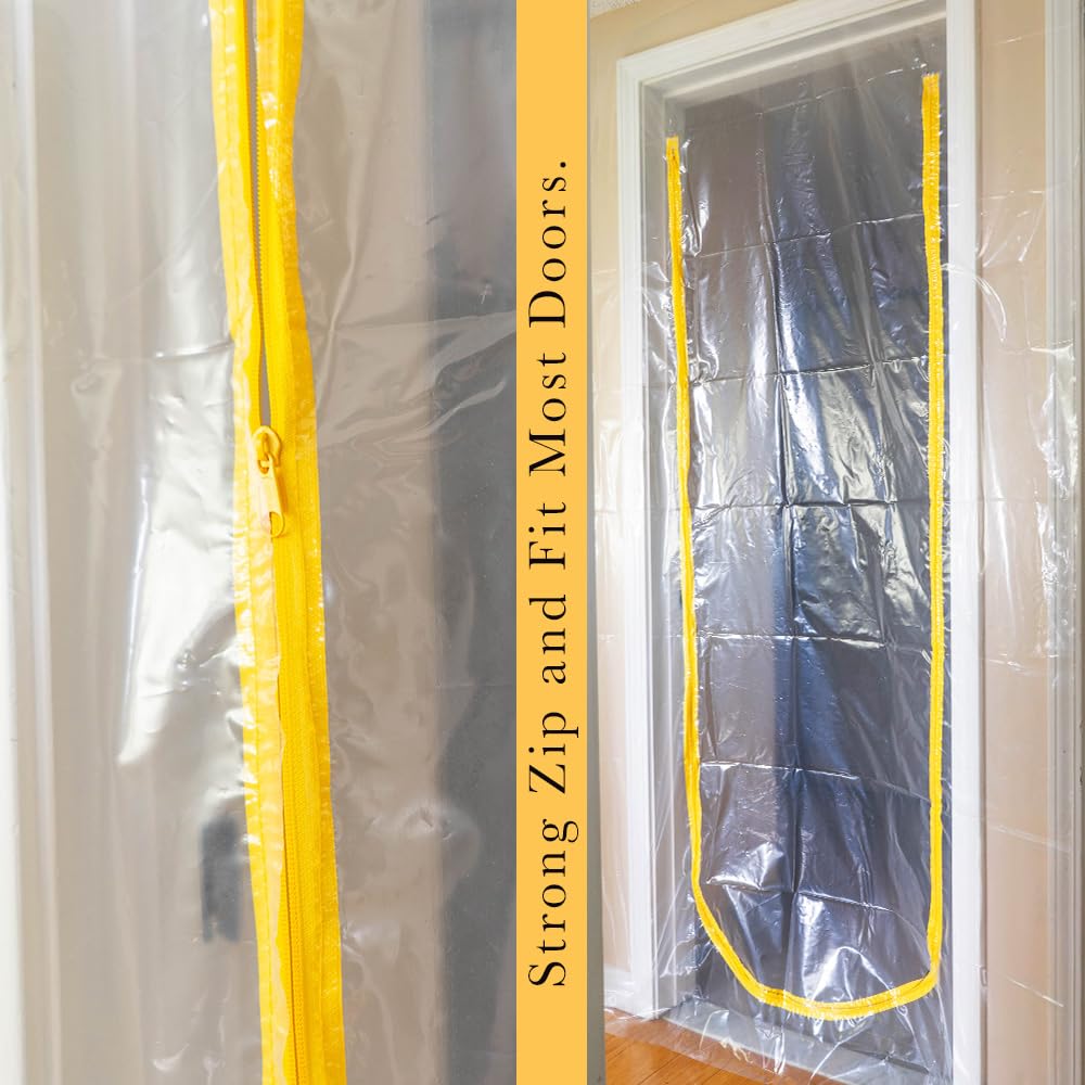 Zipper Door Dust Barrier with U