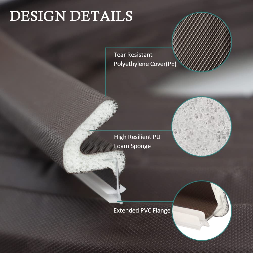 Kerf Weather Stripping for Door Seal Strip (26 Foot)
