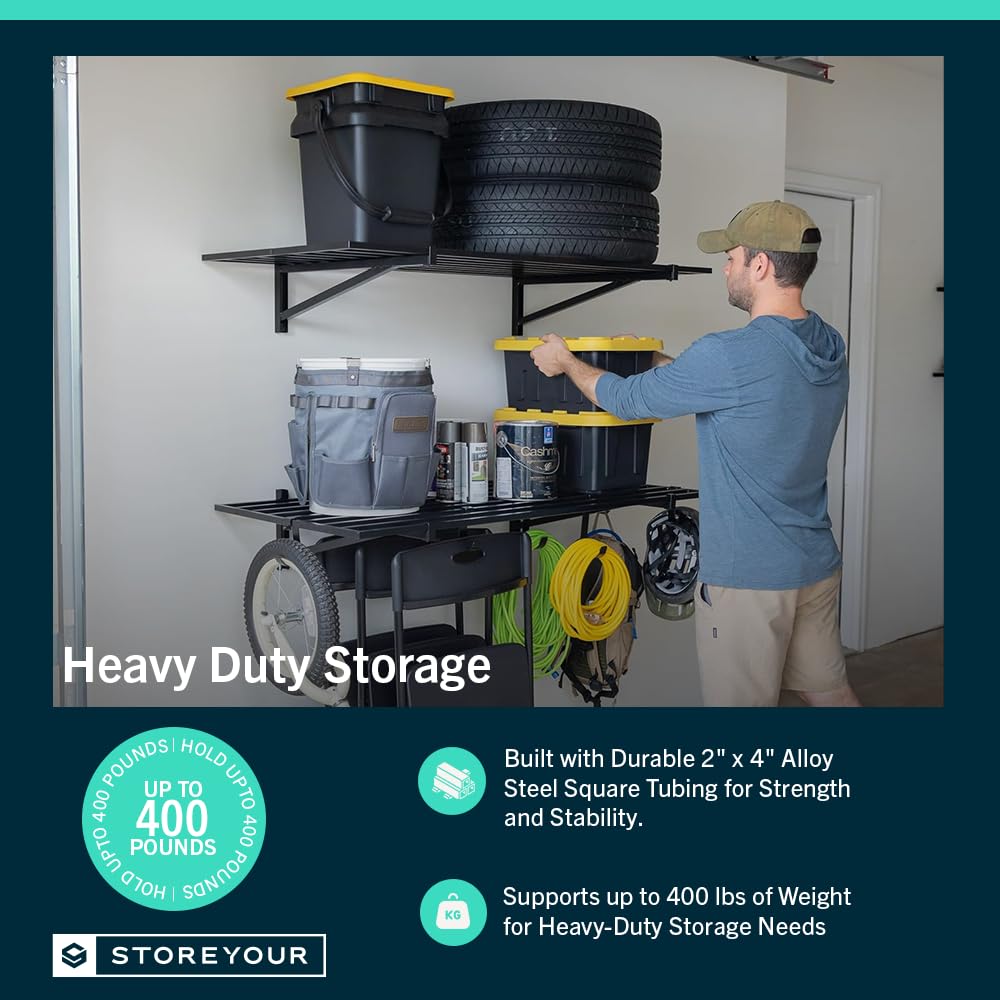 Garage Wall Shelf (2 Count)