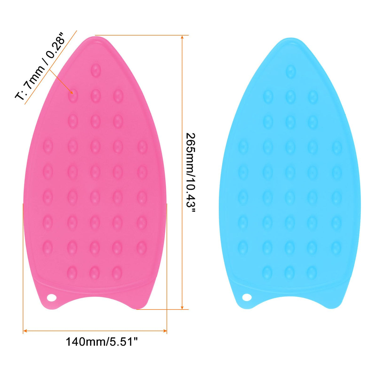 2pcs Silicone Iron Rest Pad