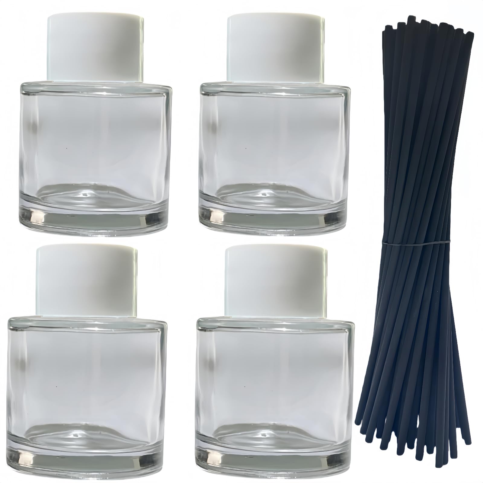 4PCS Reed Diffuser Bottles Empty (24 Count)