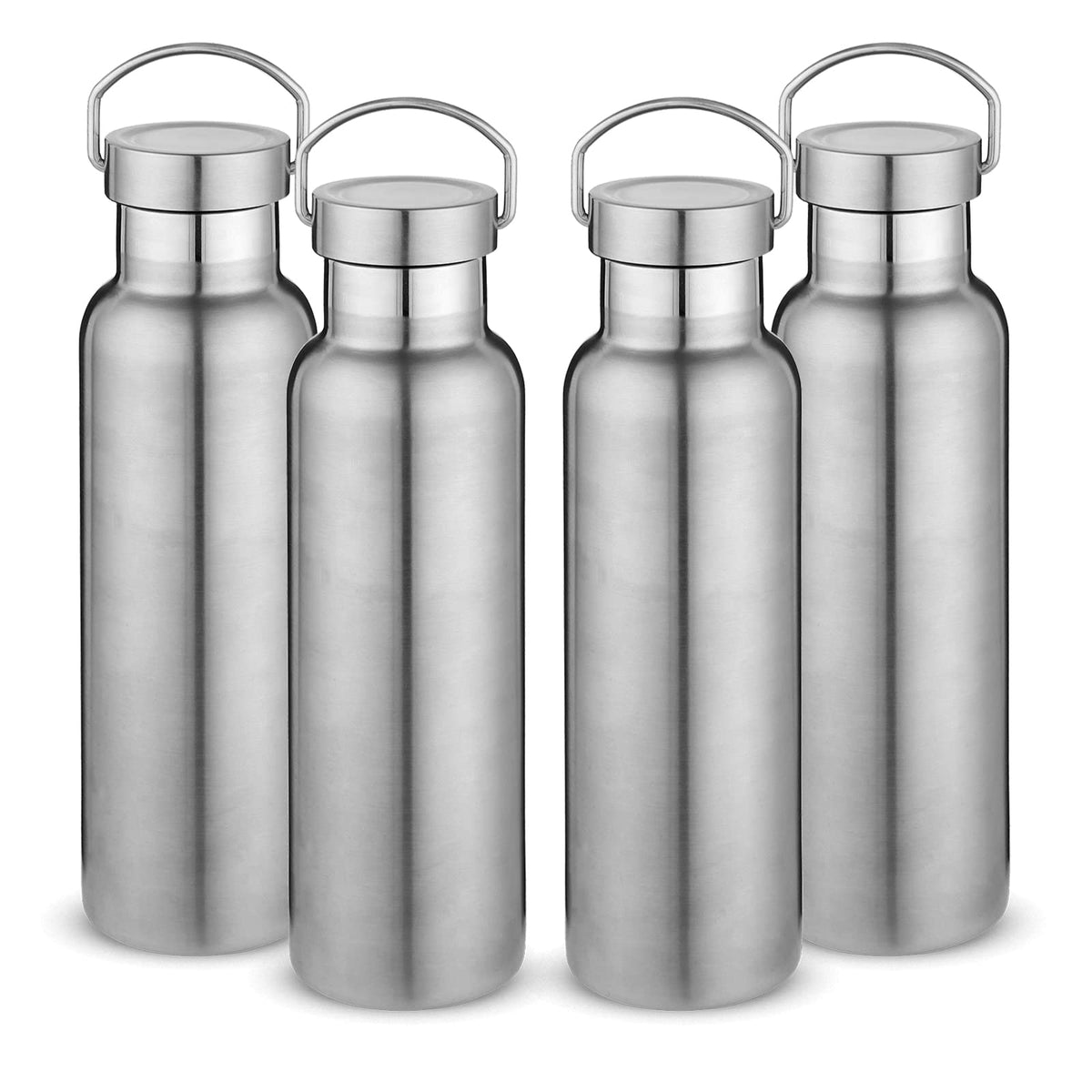 20 oz Insulated Water Bottles Bulk 4 Pack (4 Count)