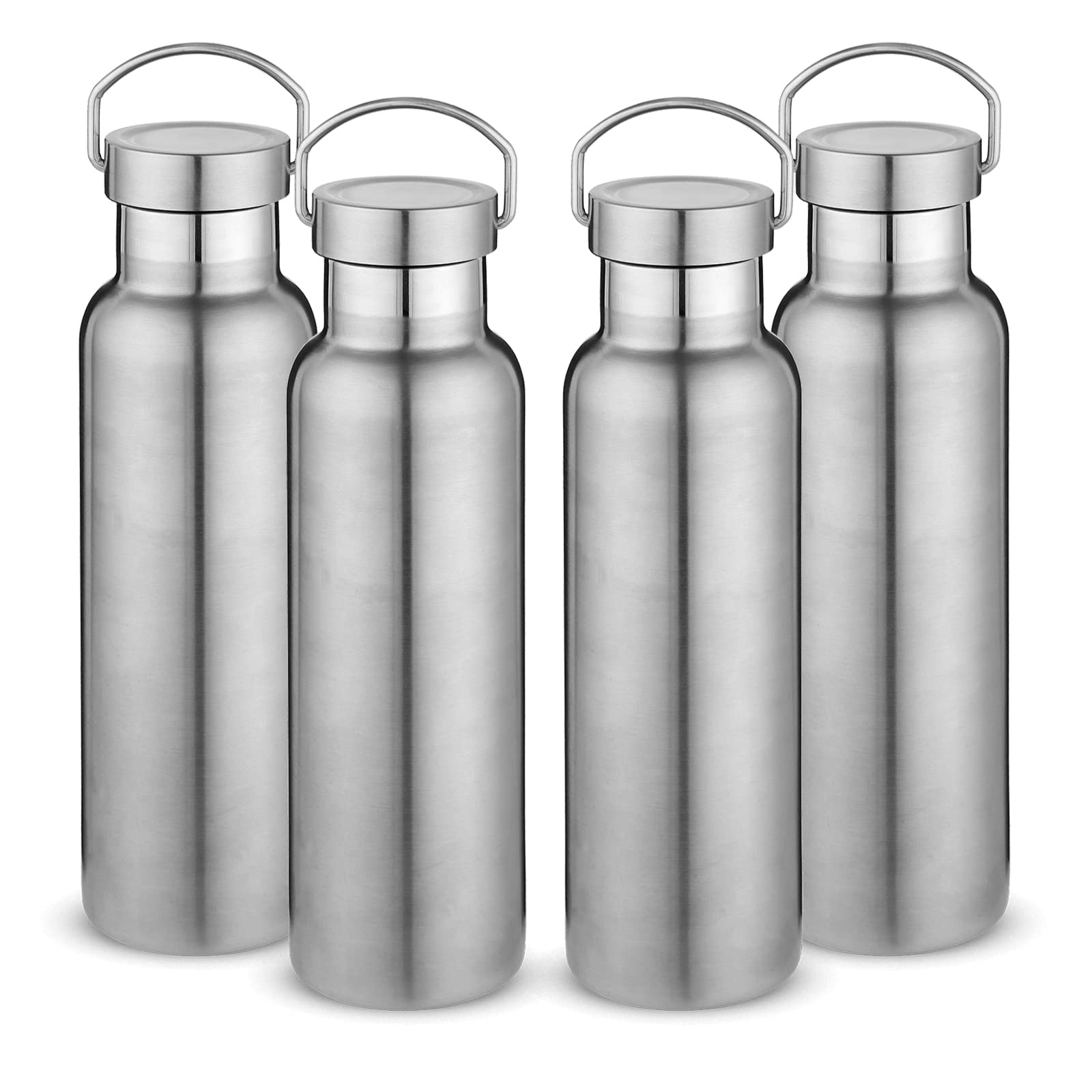 20 oz Insulated Water Bottles Bulk 4 Pack (4 Count)
