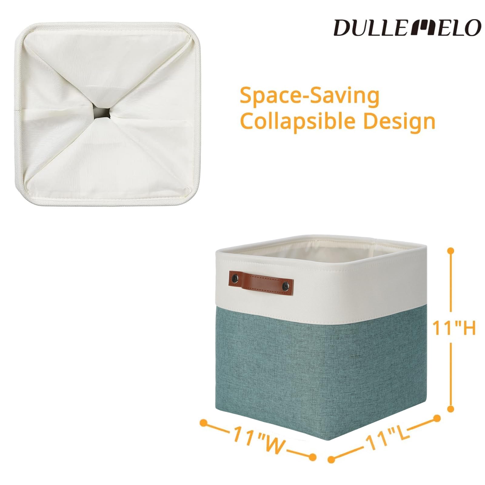 11x11 Cube Storage Bins for Organizer (4 Count)