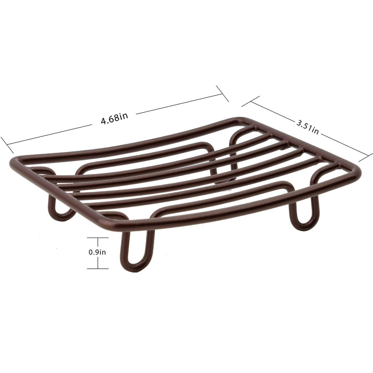 Bar Soap Dish Holder for Shower Bathroom Stainless Steel Rust Proof Self Draining (2 Count)