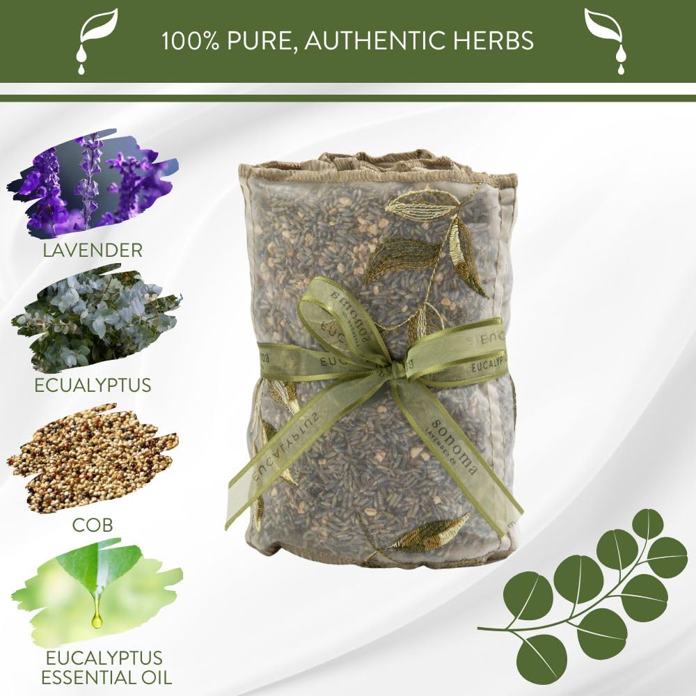 Dried Eucalyptus and Lavender Sachets by the Yard for Drawers and Closets