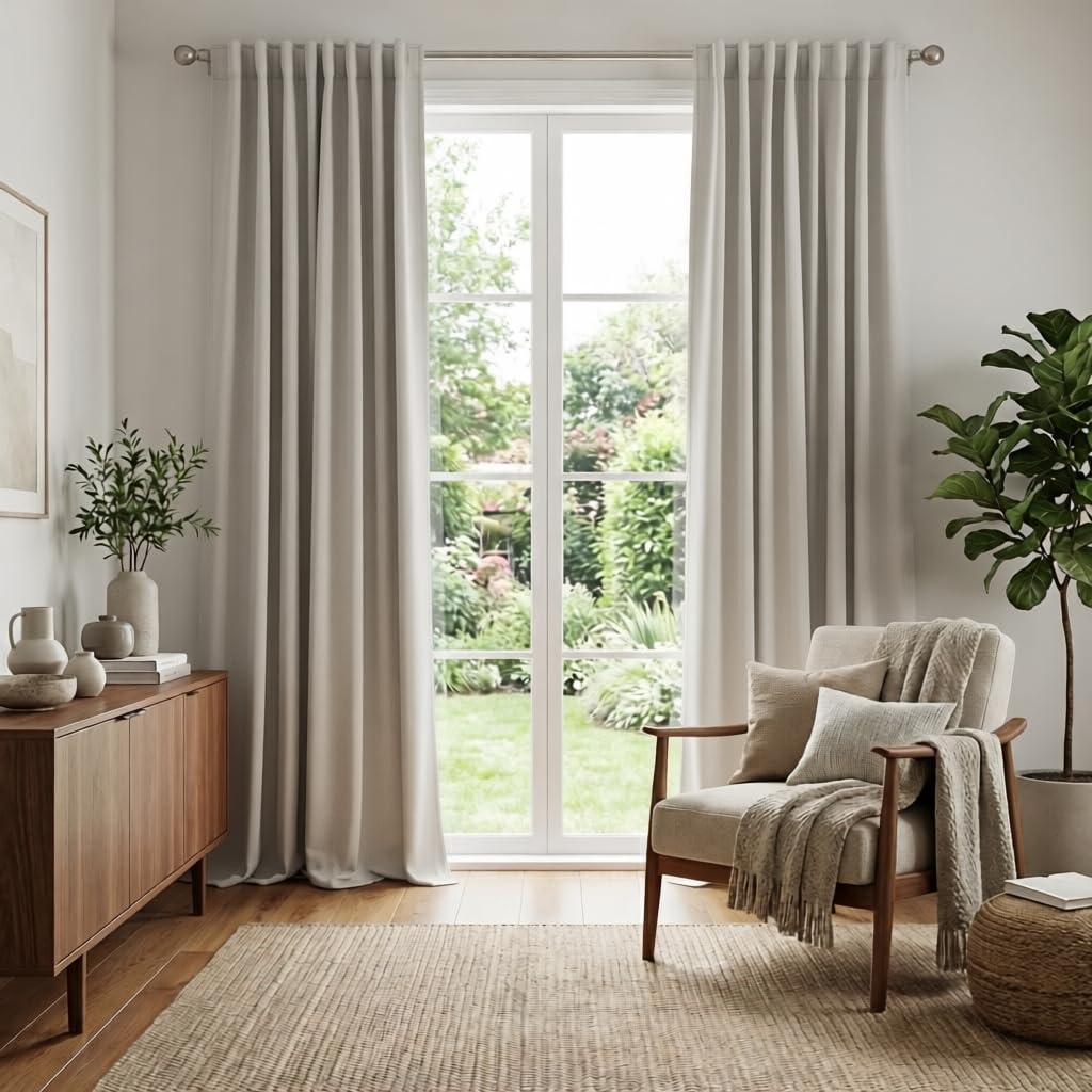 Curtains for Bedroom Living Room 84 inches Long (2 Count)