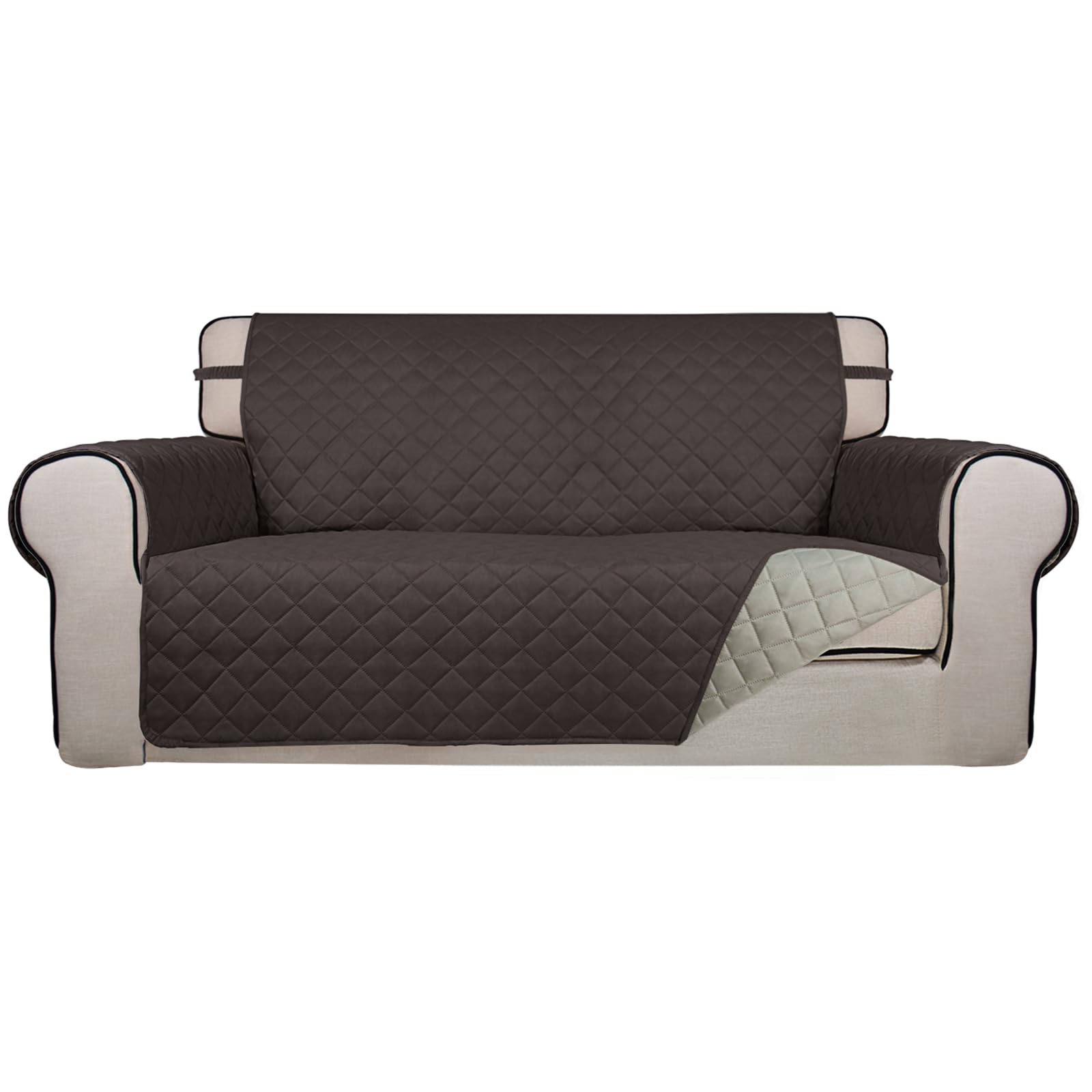 Reversible Quilted Couch Covers for Dogs Loveseat Sofa Cover 54"