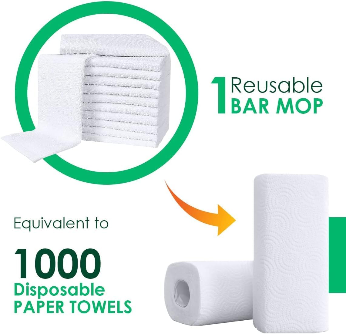 Bar Towels Pack of 60 (60 Count)