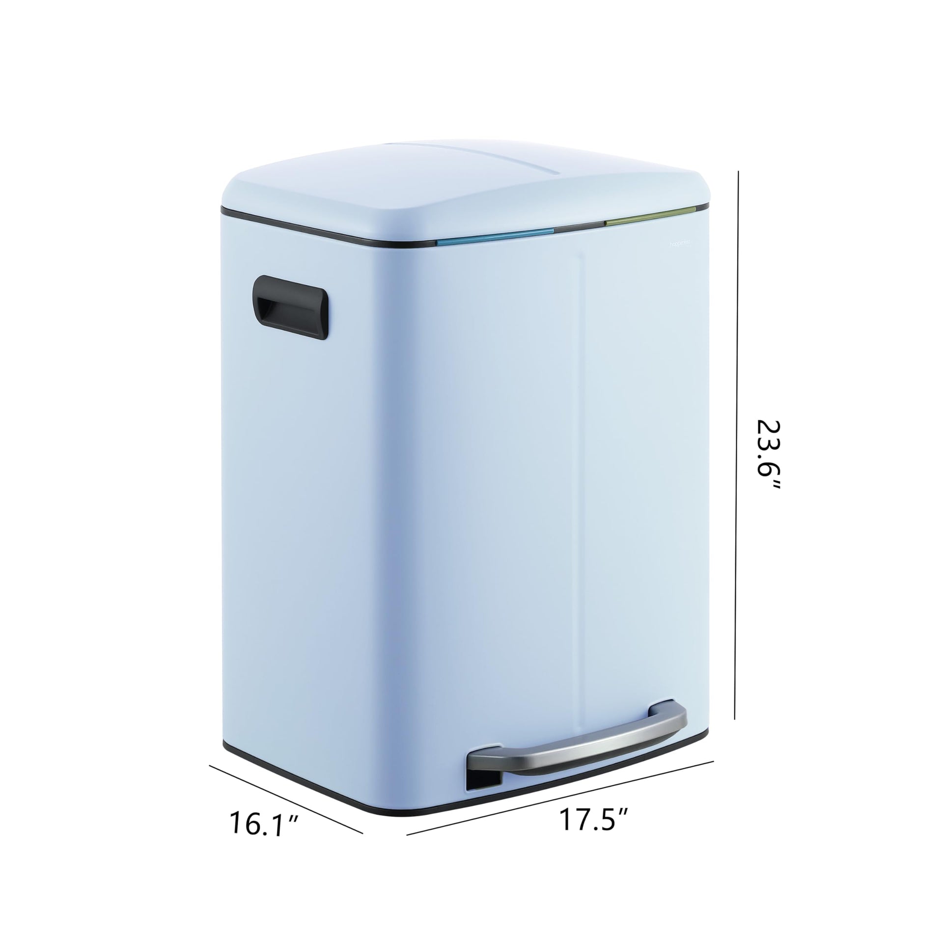 Marco 10.6 Gal Double Bucket Step Trash Can