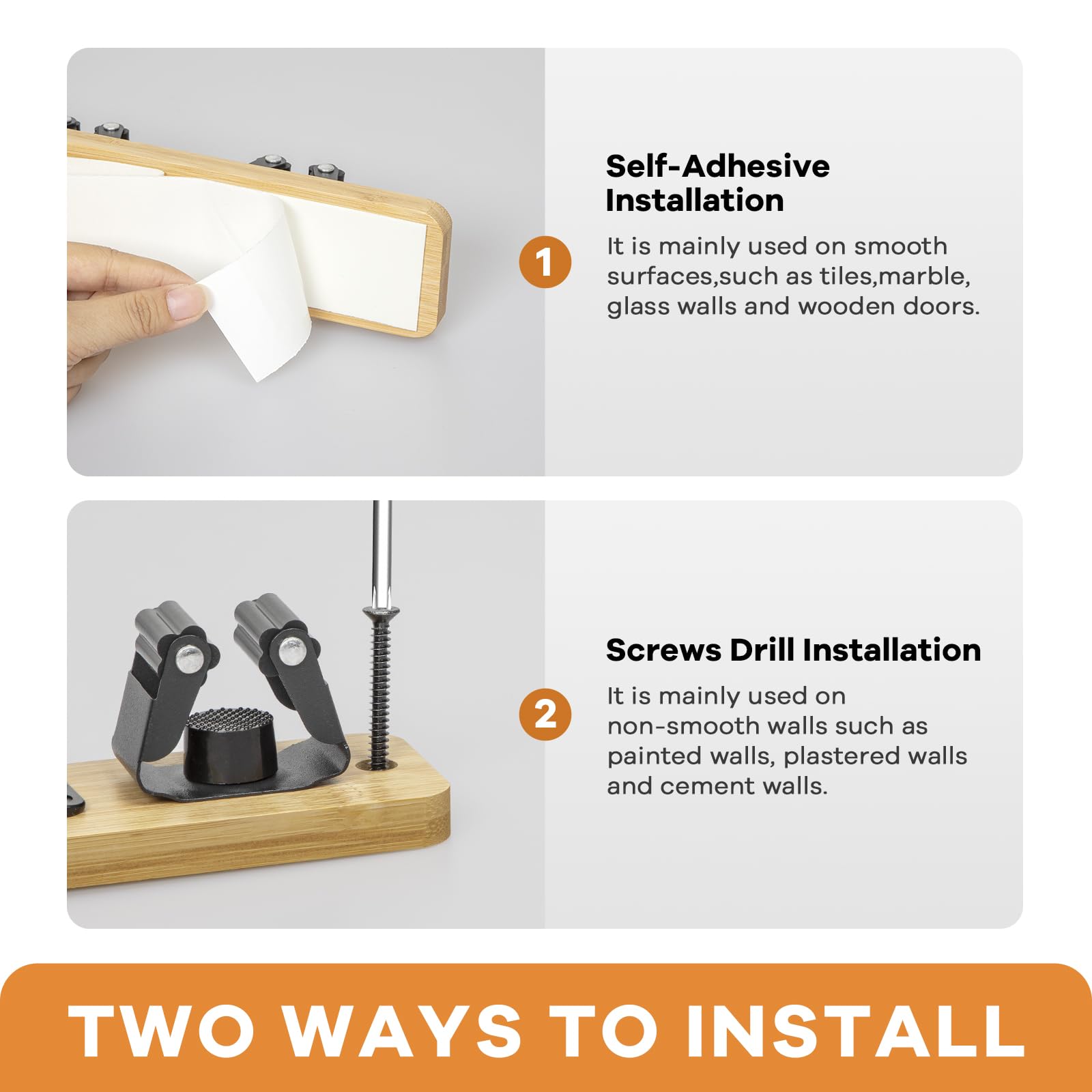 Broom Holder Wall Mount