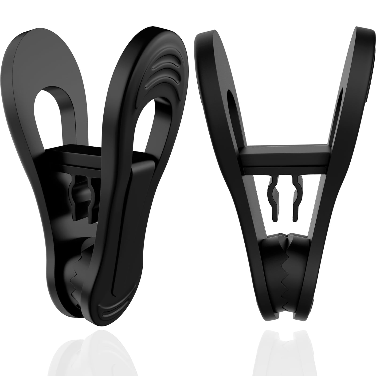 Black Hanger Clips 30 PCS (30 Count)