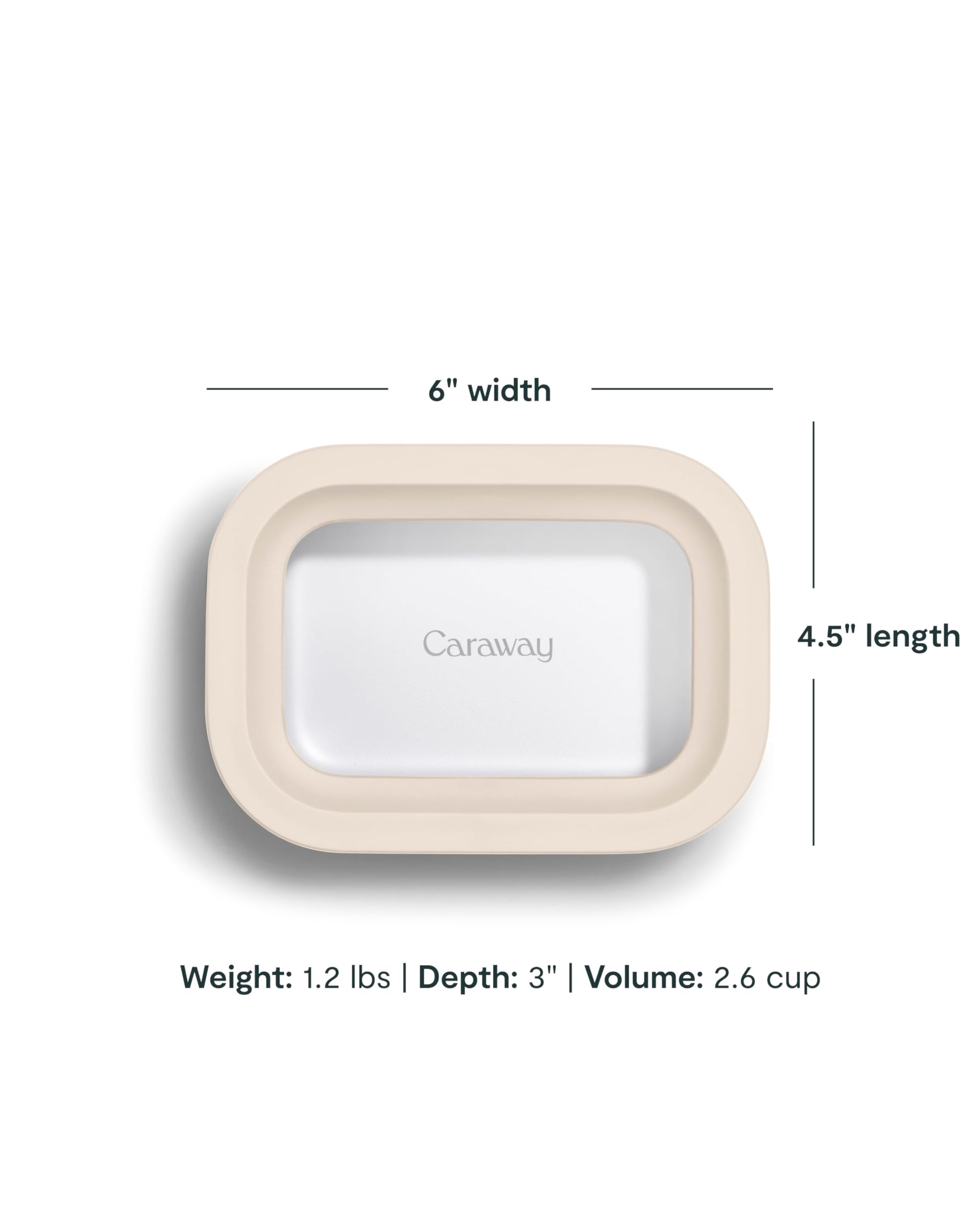 2 Piece Glass Food Storage Container Set (2 Count)
