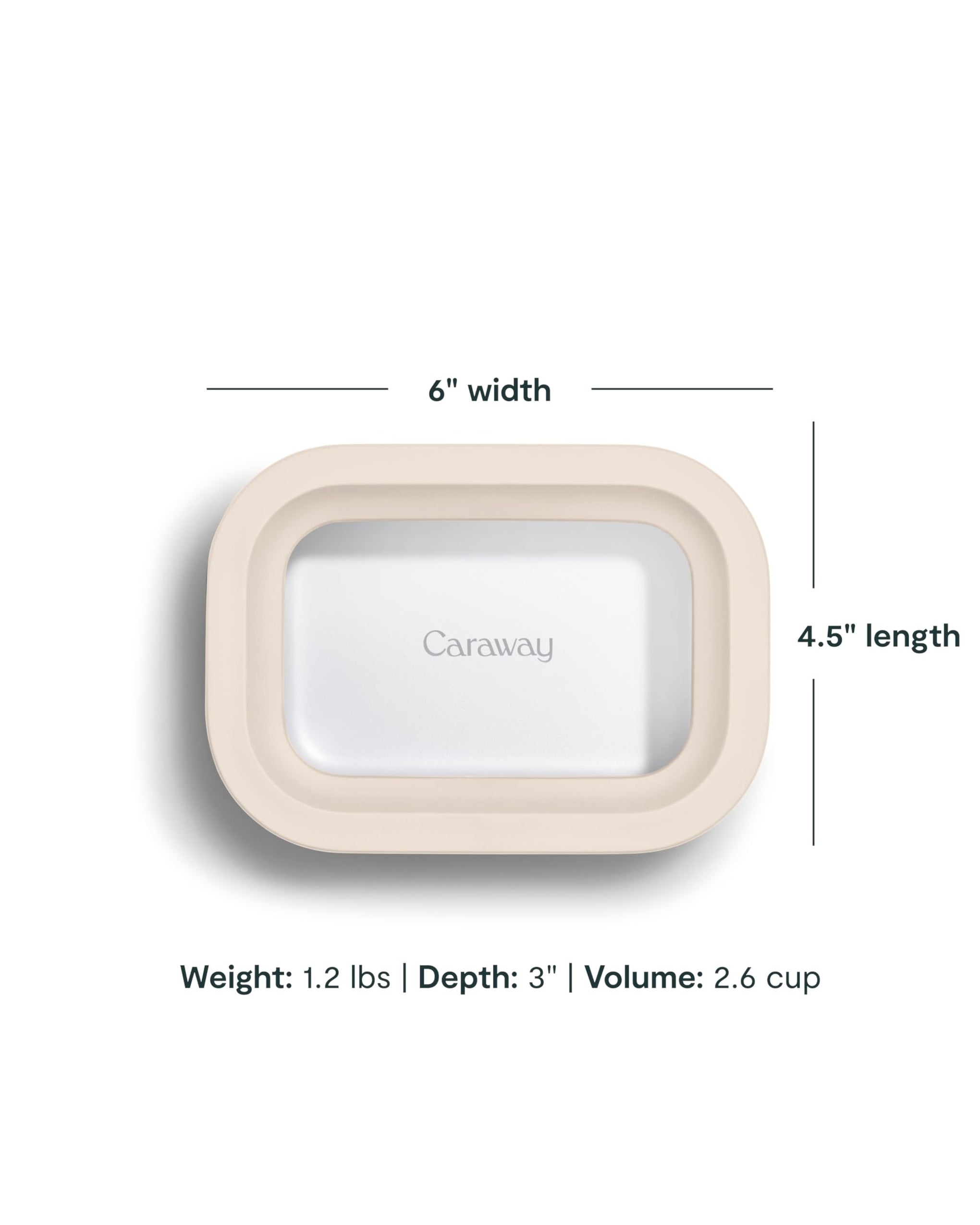 2 Piece Glass Food Storage Container Set (2 Count)