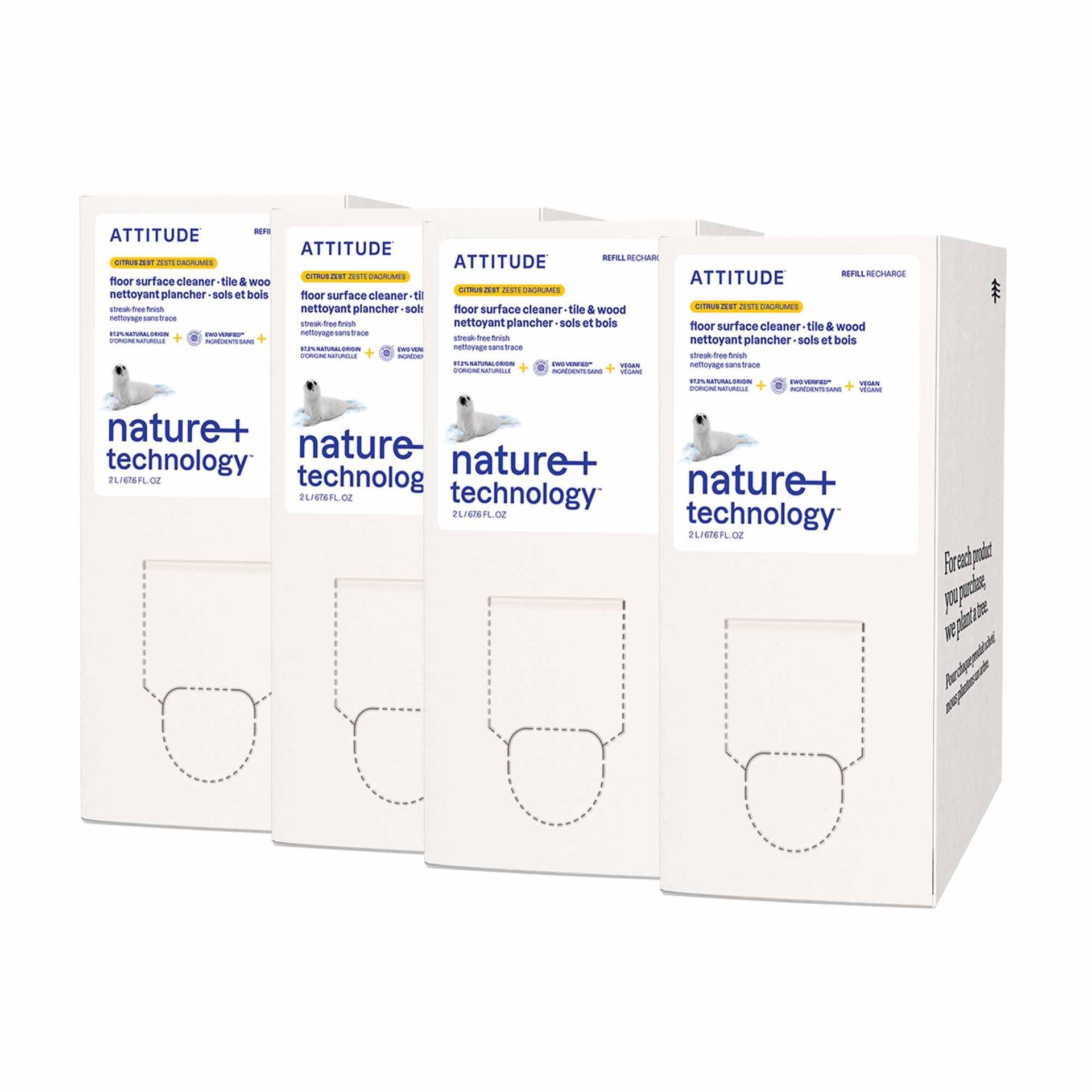ATTITUDE Floor Cleaner Refill (270.4 Fl Oz)