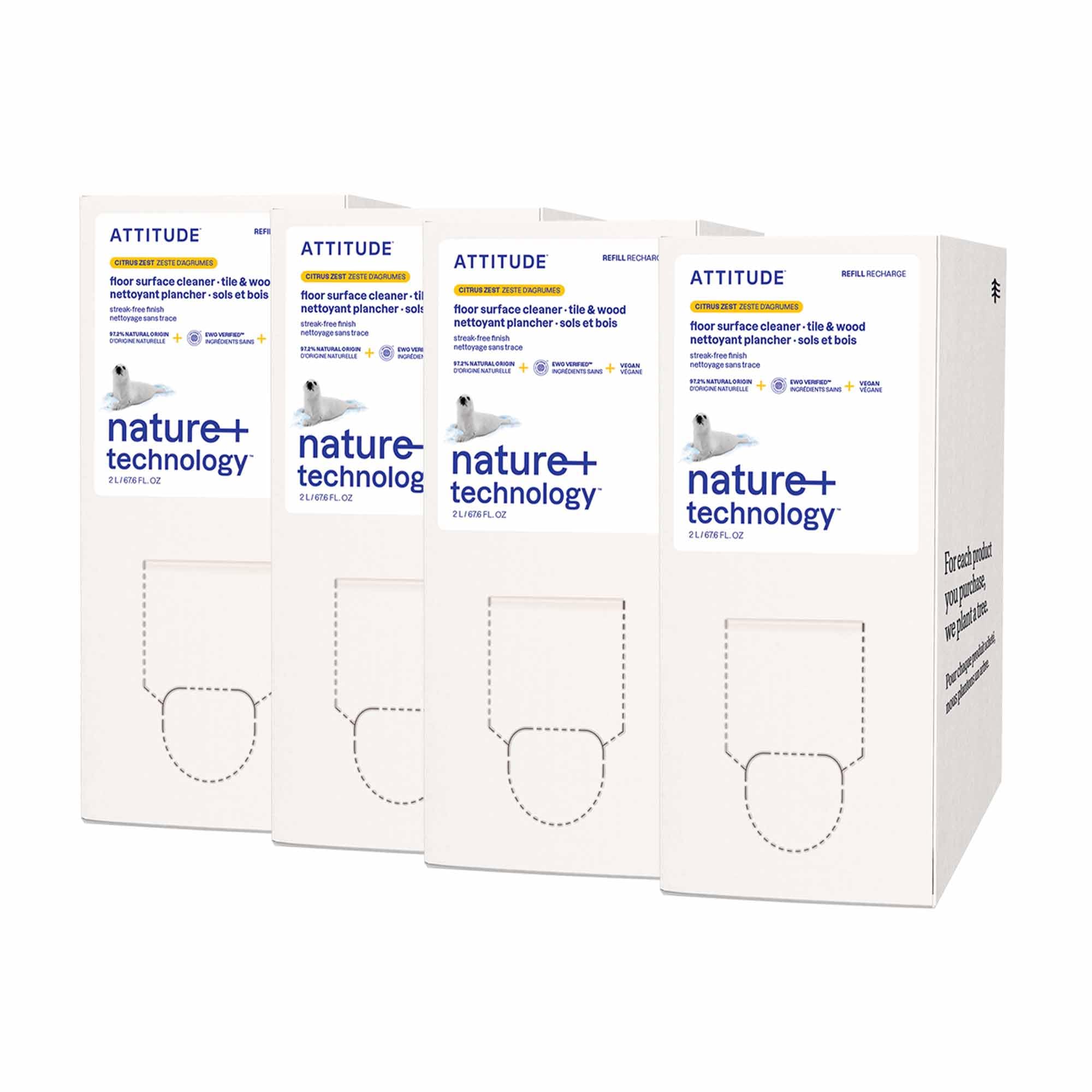 ATTITUDE Floor Cleaner Refill (270.4 Fl Oz)