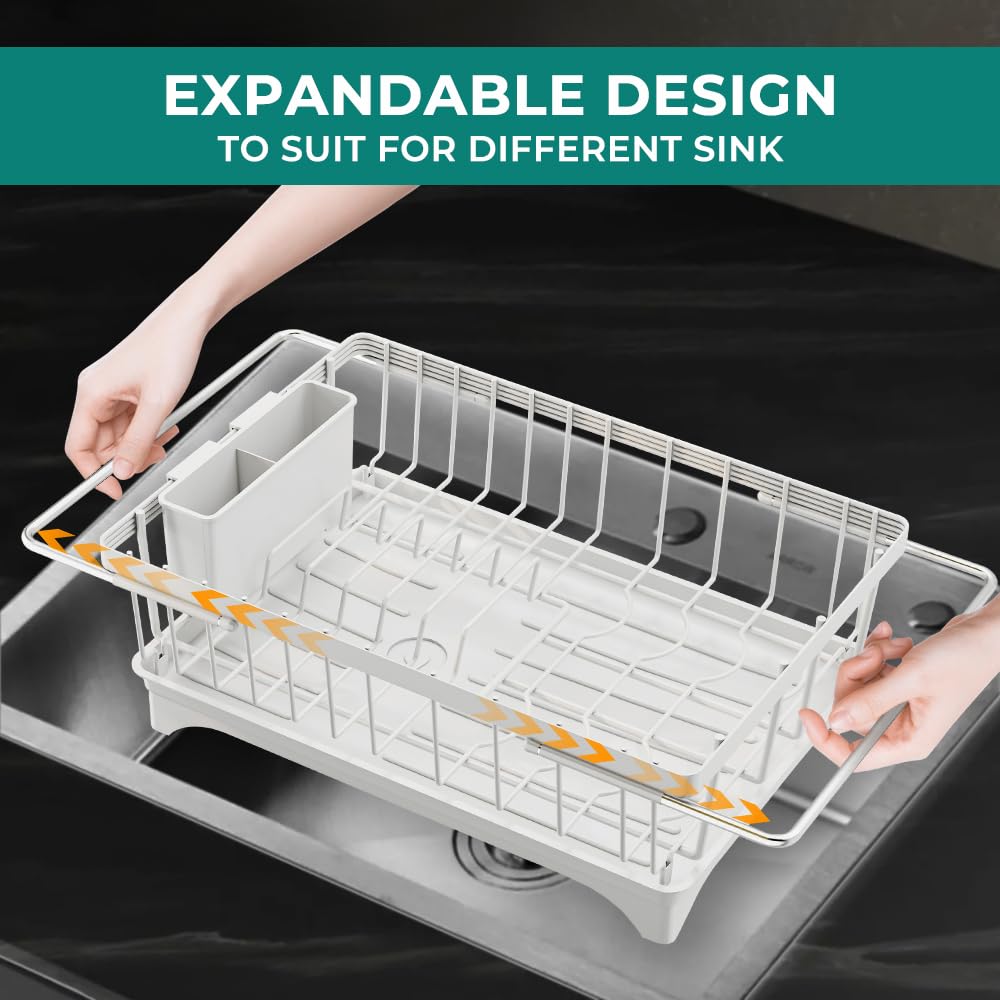 Small Dish Drying Rack in Sink