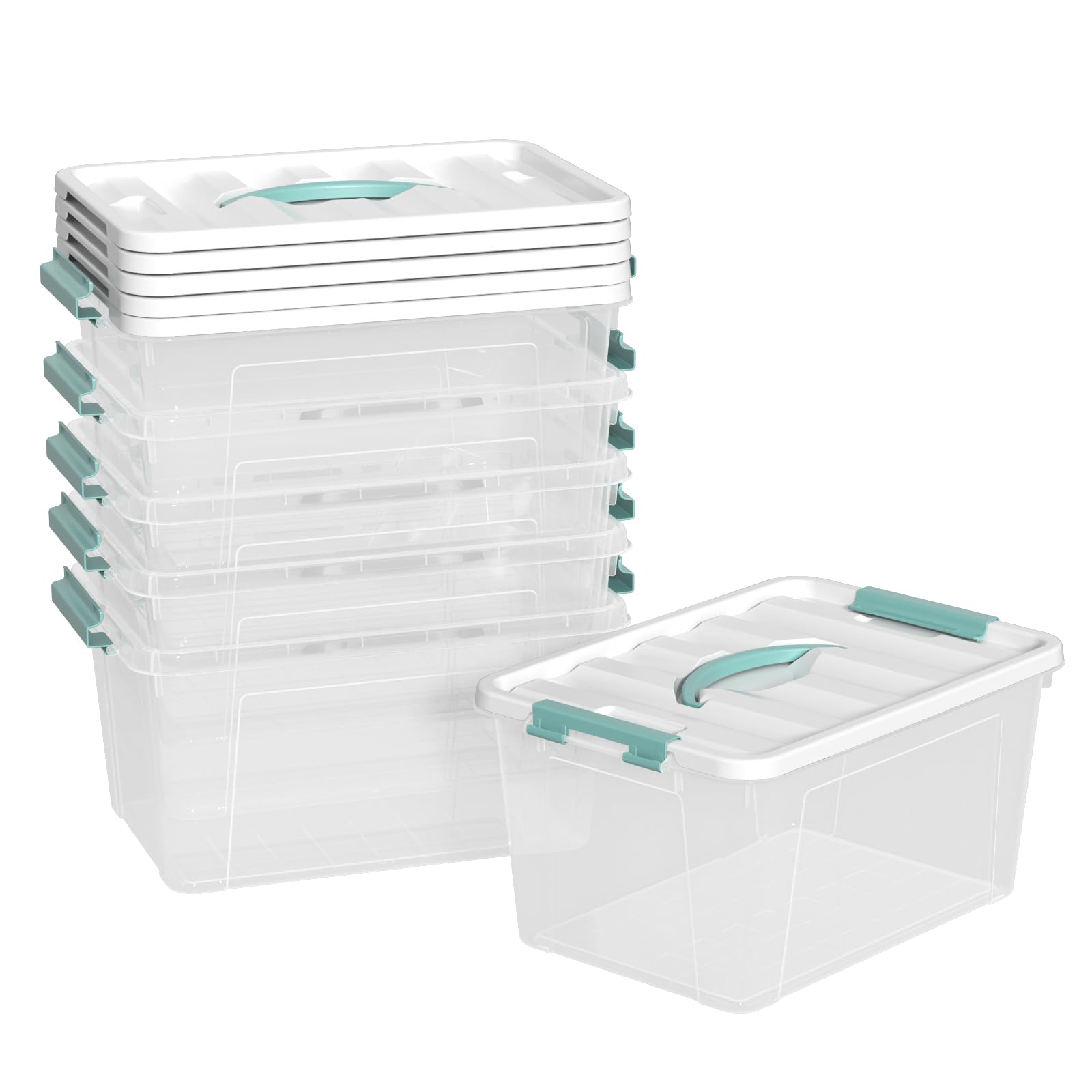 6 Pack Clear Storage Box (6 Count)