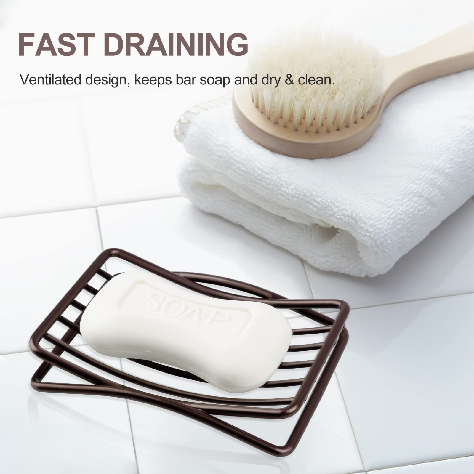 Soap Dish for Shower Bathroom Bar Soap Holder