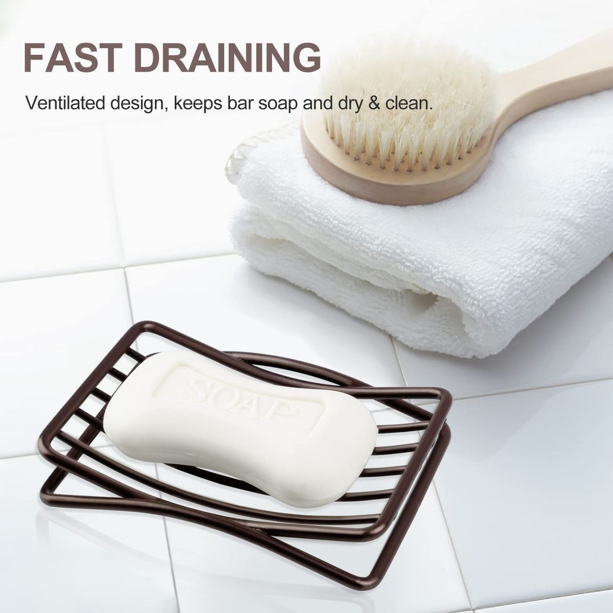 Soap Dish for Shower Bathroom Bar Soap Holder