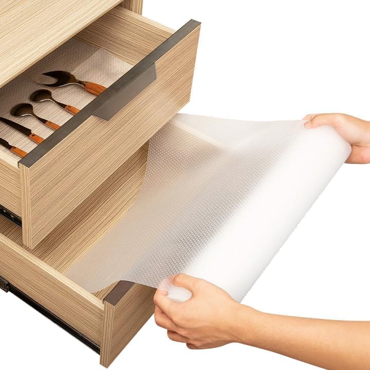 Shelf Liner Drawer Liner for Kitchen Cabinets Non (20 Sq Ft)