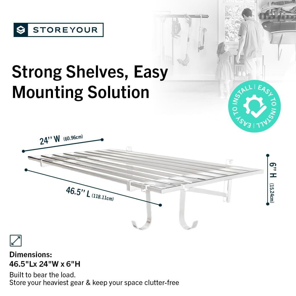 Garage Wall Shelf (2 Count)
