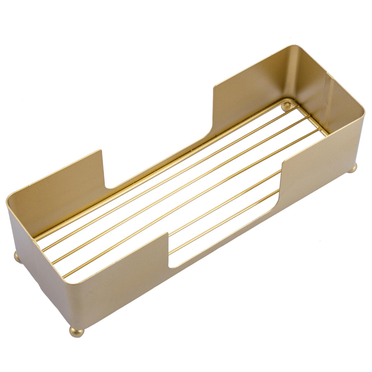 Brass Tone Metal Hand Towel Holder Countertop Dispenser Set of 2 (2 Count)