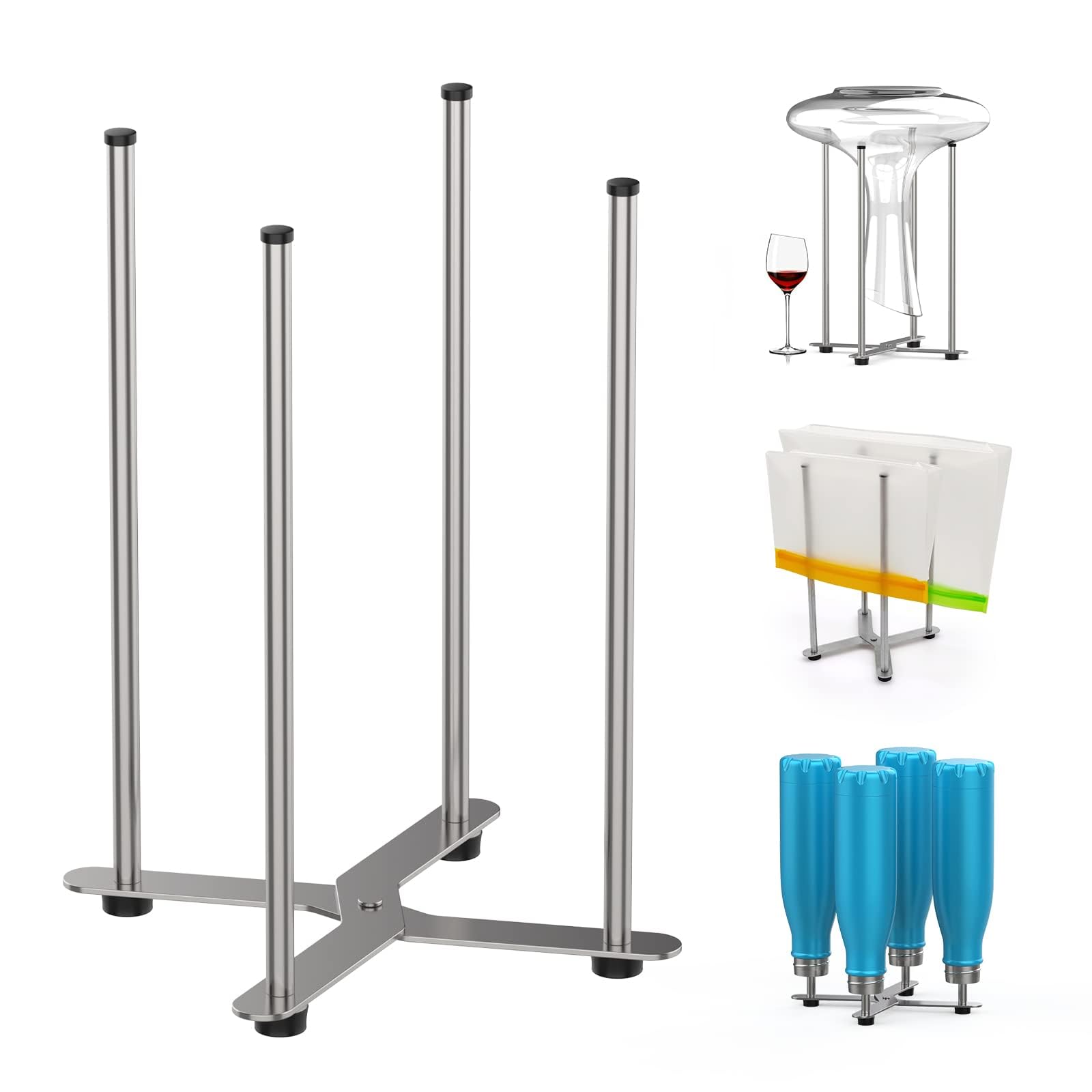 Plastic Bag & Bottle Drying Rack