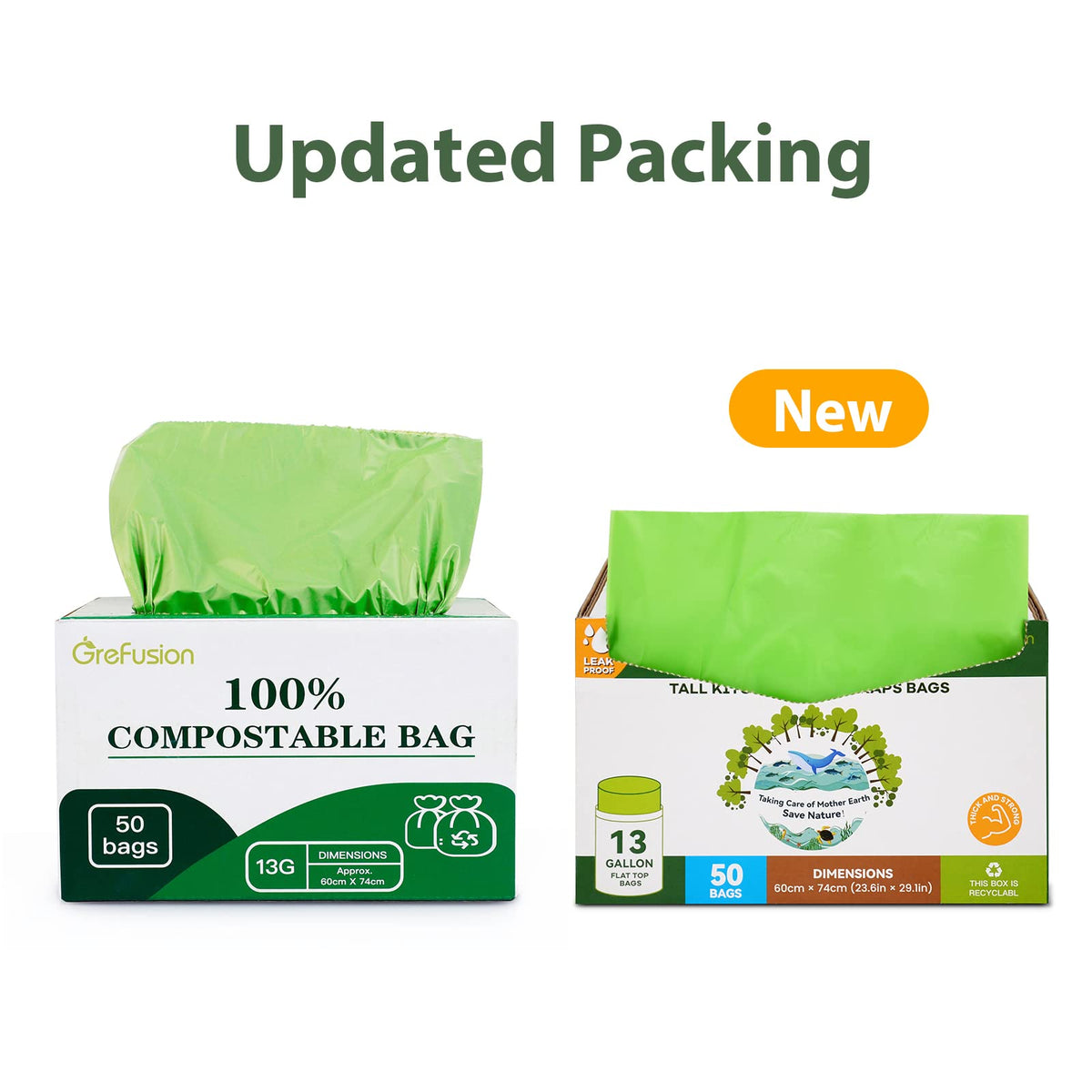 Compostable Bags (50 Count)