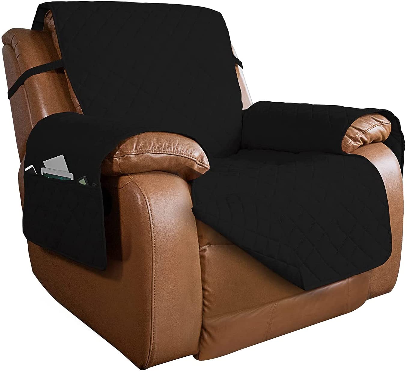 Reversible Quilted Oversized Recliner Sofa Cover