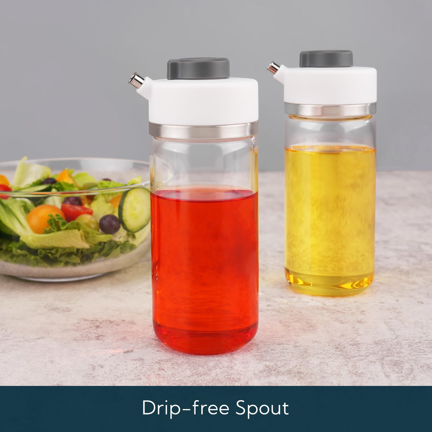 Precision Pour Glass Oil Dispenser 2 (2 Count)