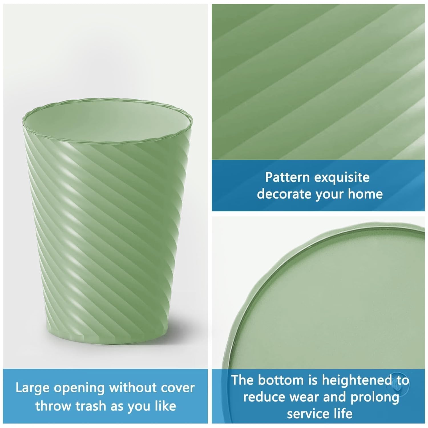 Bathroom Trash Can 3 Pack (3 Count)