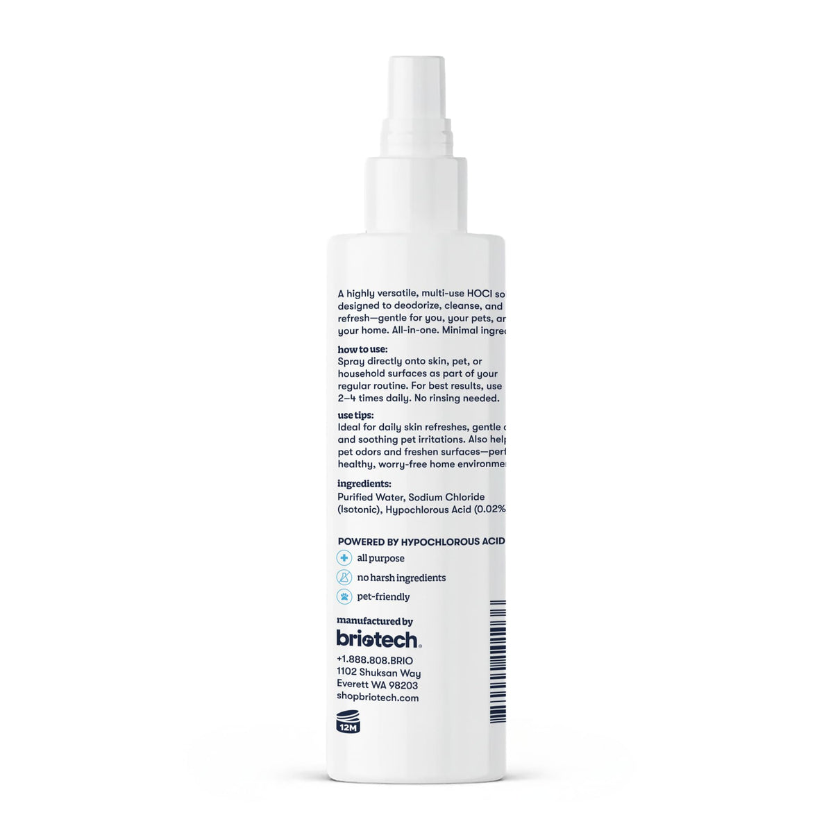 Pure Hypochlorous Acid Spray and Cleanser (17 Fl Oz)