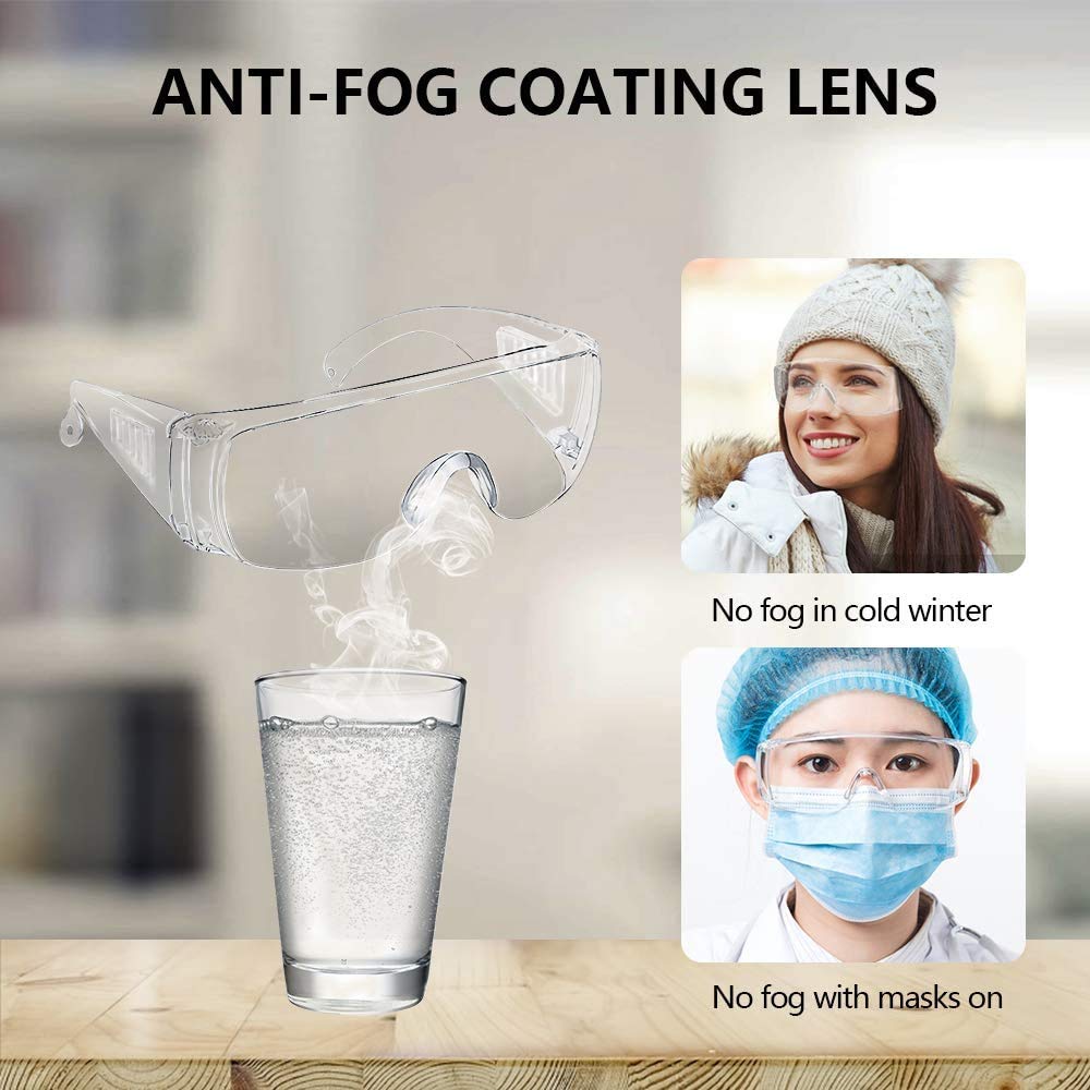 Safety Anti Fog Goggles 3 (3 Count)