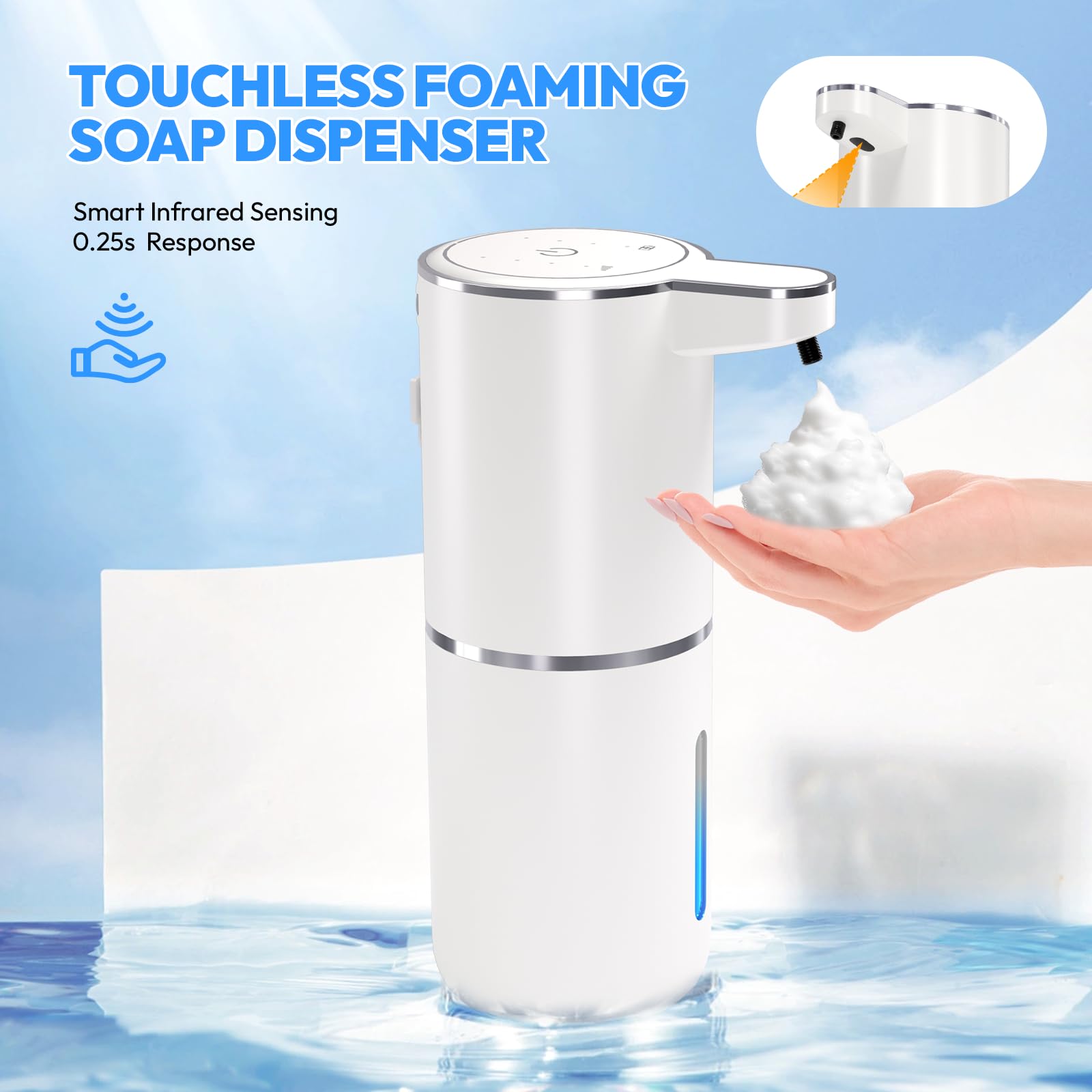 2 Pack Automatic Foaming Soap Dispenser (2 Count)